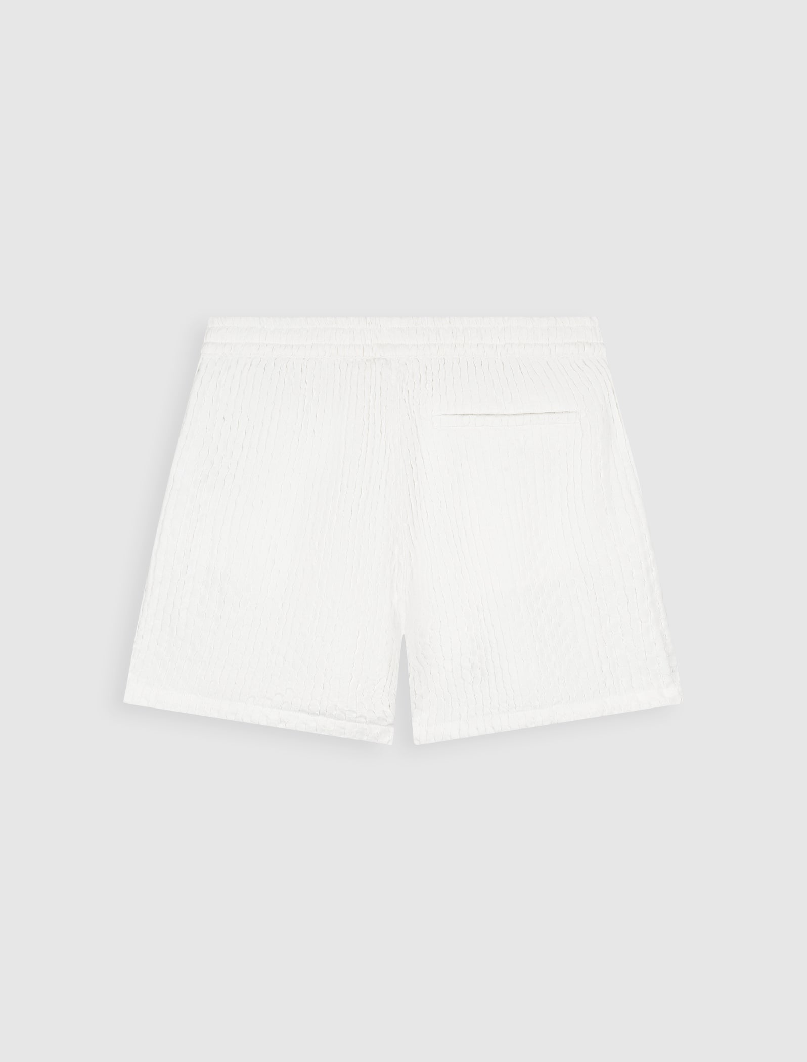 Structured Dobby Weave Shorts | Off White