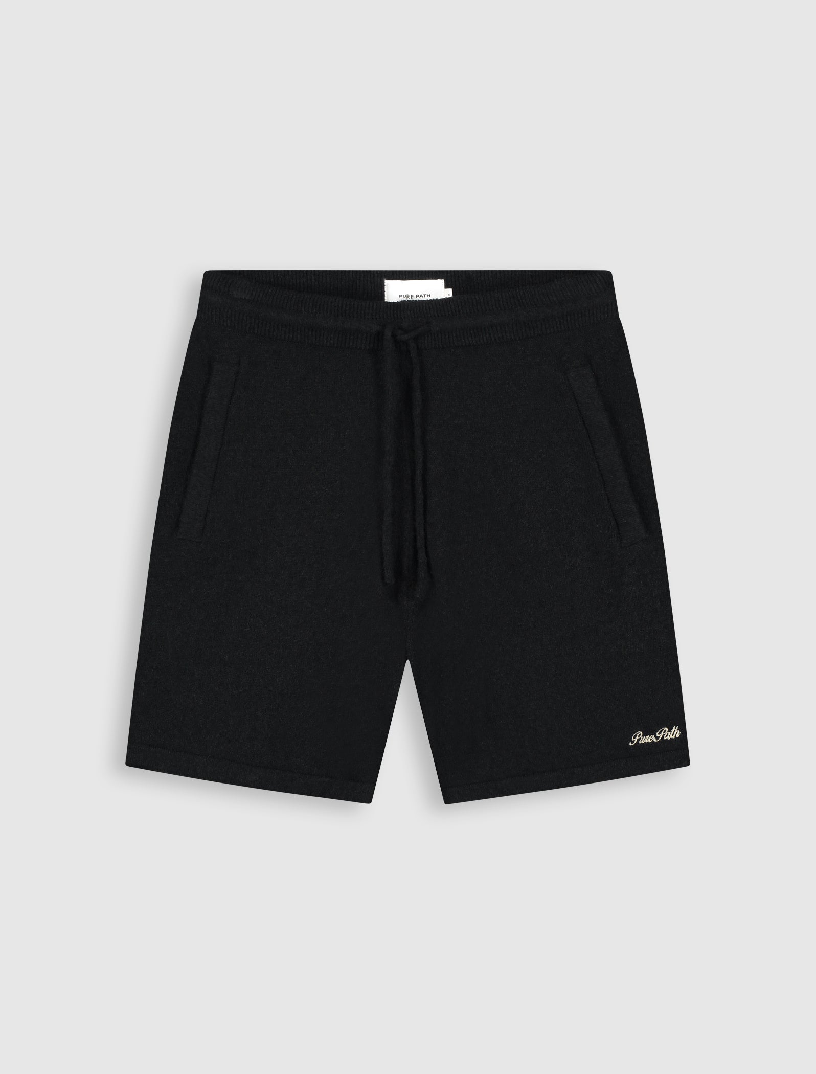 Bouclé Knit Shorts | Black