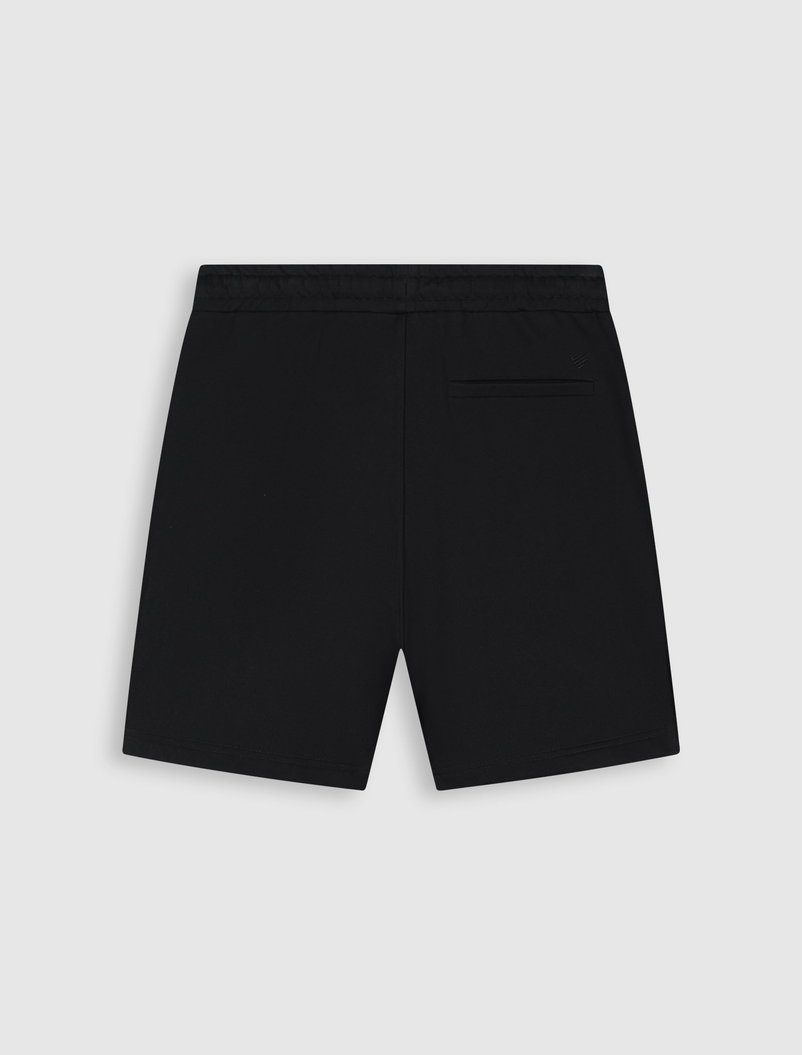 Emblem Badge Sweat Shorts | Black
