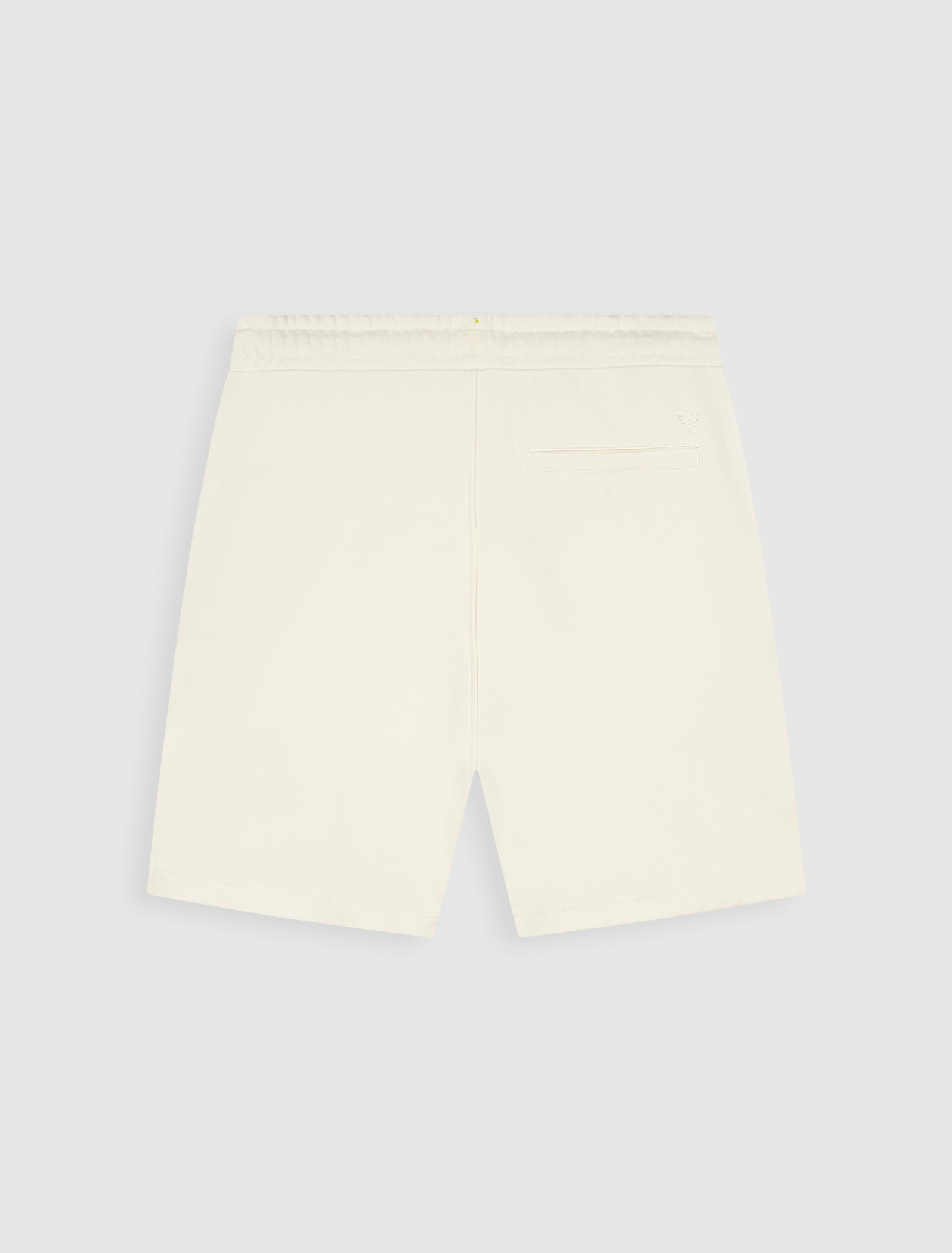 Emblem Badge Sweat Shorts | Ecru