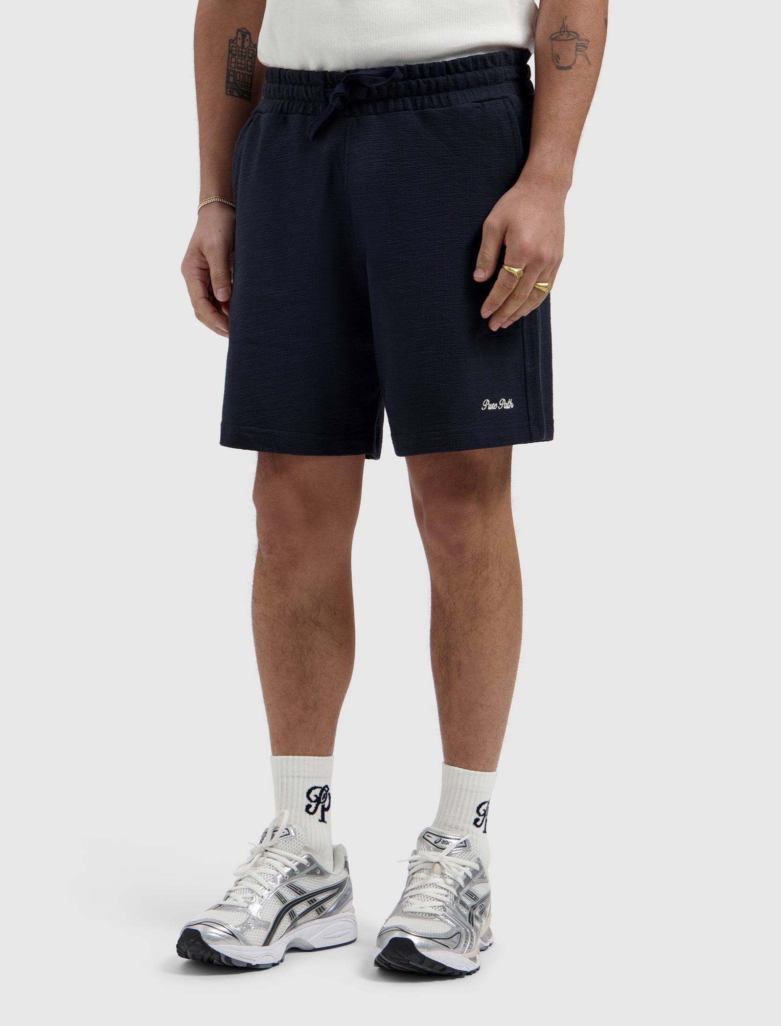 Structure Sweat Shorts | Dark Navy