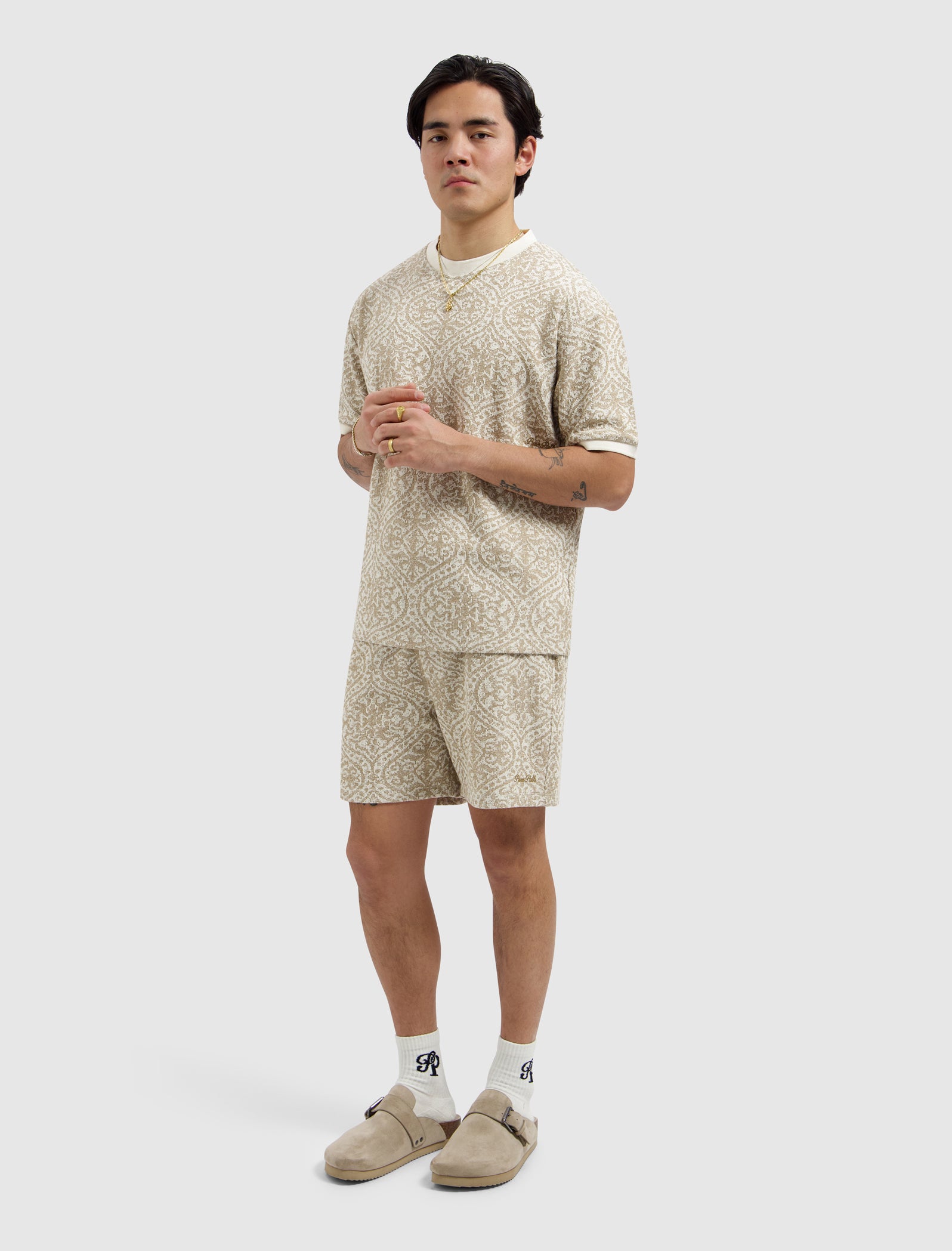 Jacquard Shorts | Sand