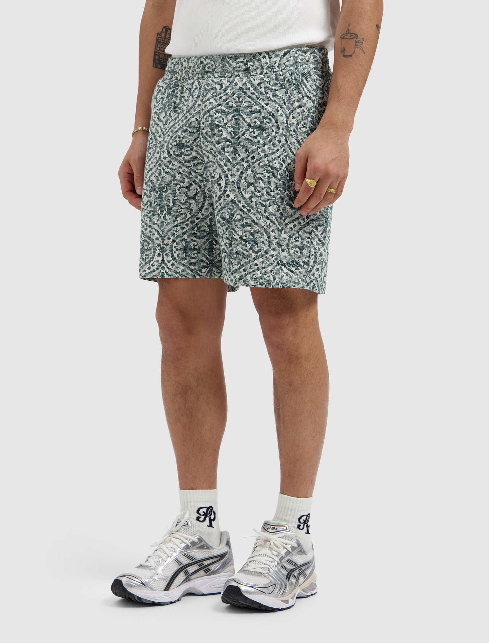 Jacquard Shorts | Emerald