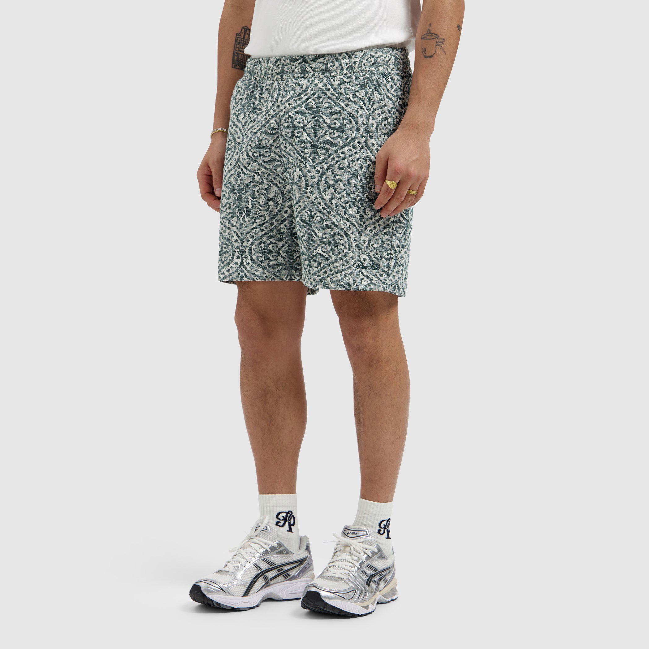 Jacquard Shorts | Emerald
