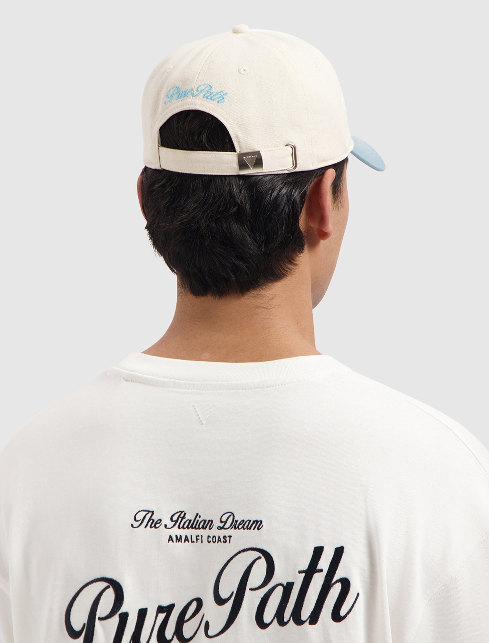 Two-tone Emblem Cap | Ecru