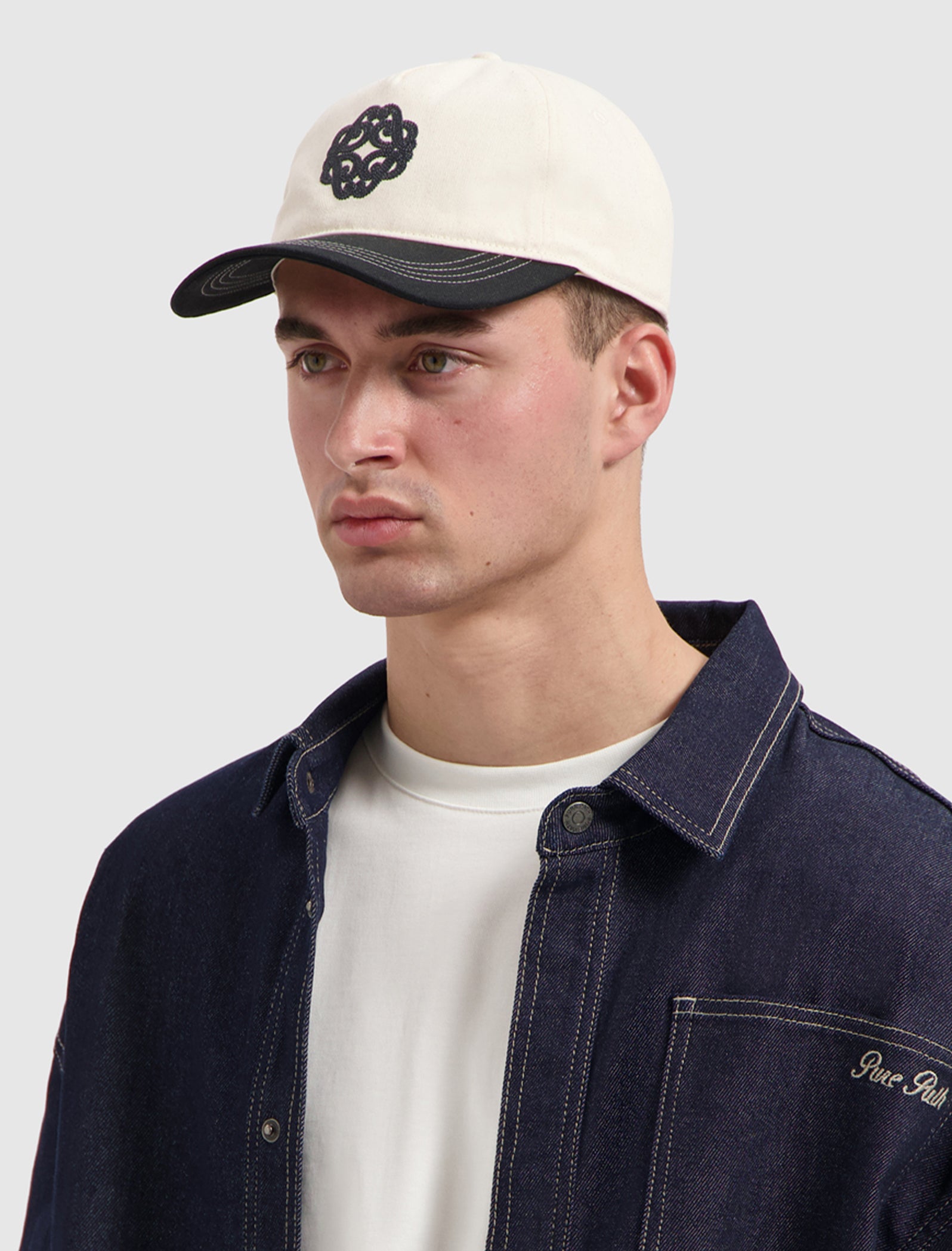 Two-tone Emblem Cap | Dark Navy