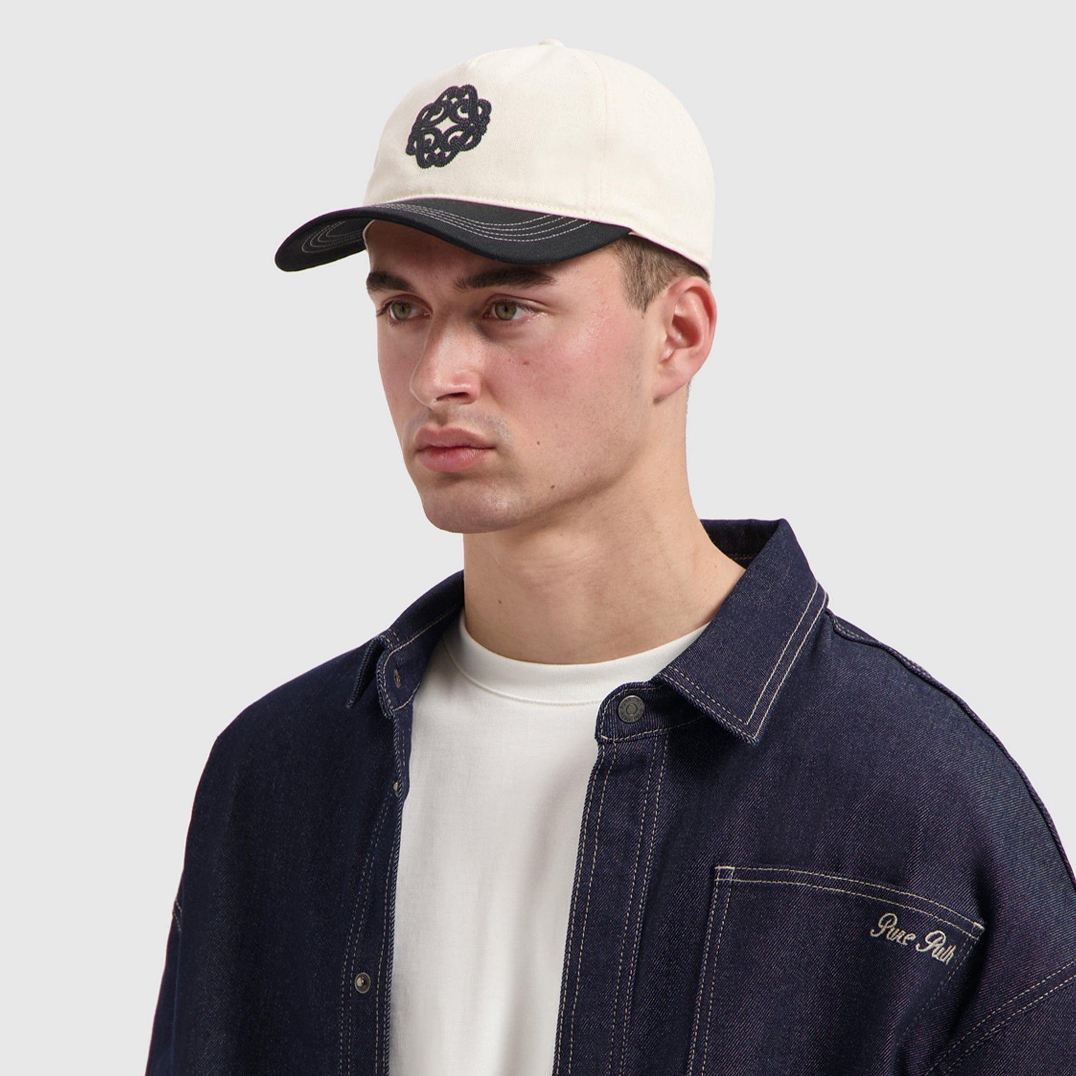 Two-tone Emblem Cap | Dark Navy