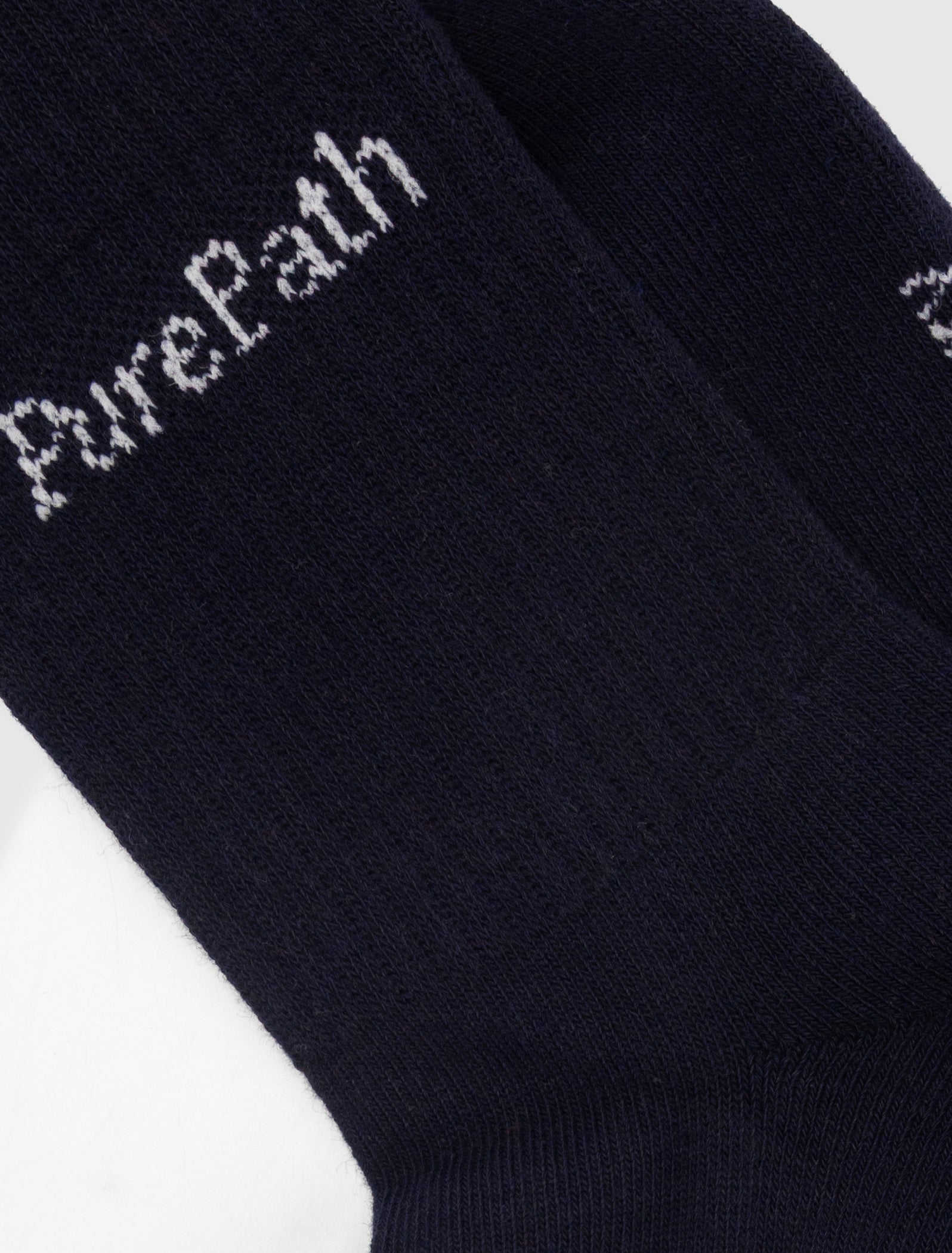 Hybrid Logo Socks | Dark Navy