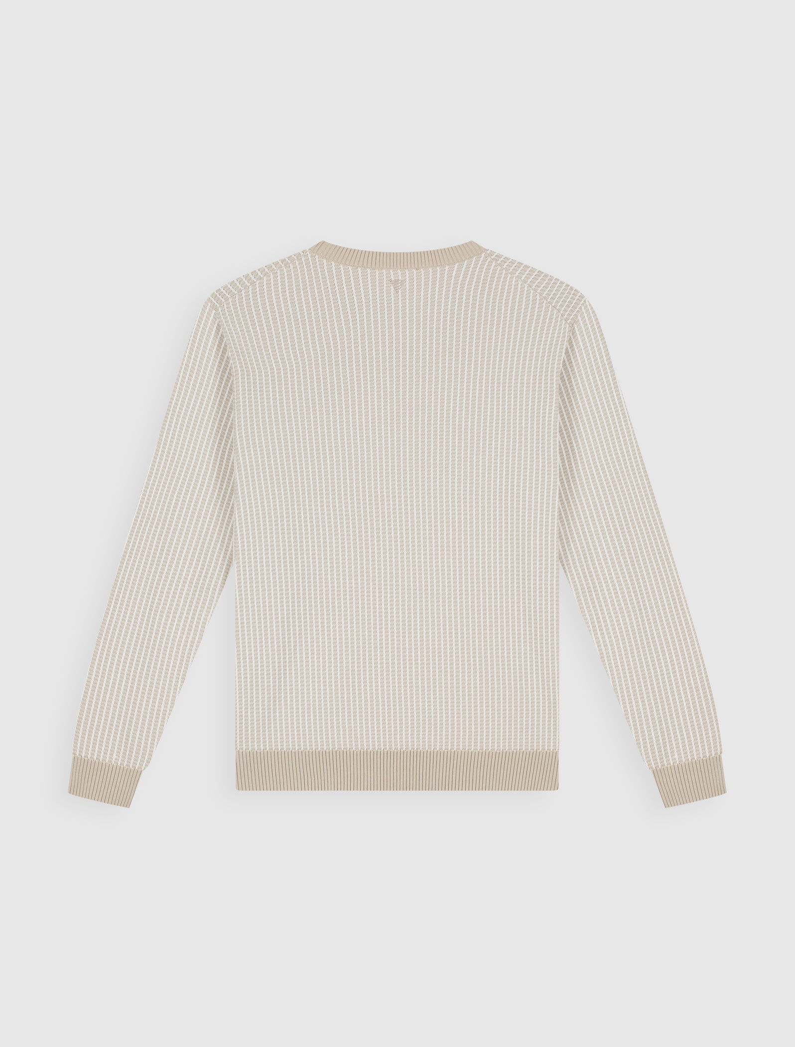 Ladder Stitch Knit Sweater | Sand
