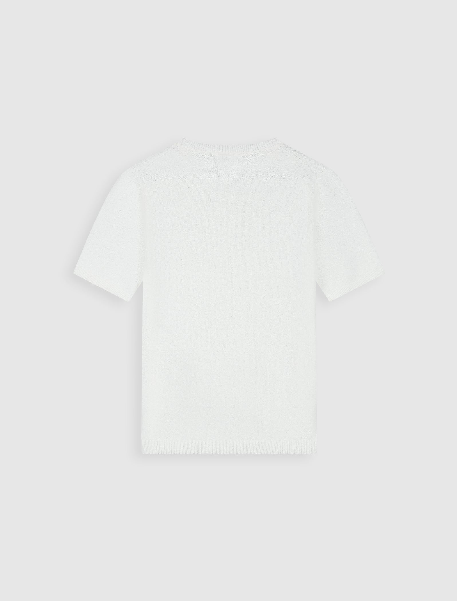 Bouclé Knit T-shirt | Off White