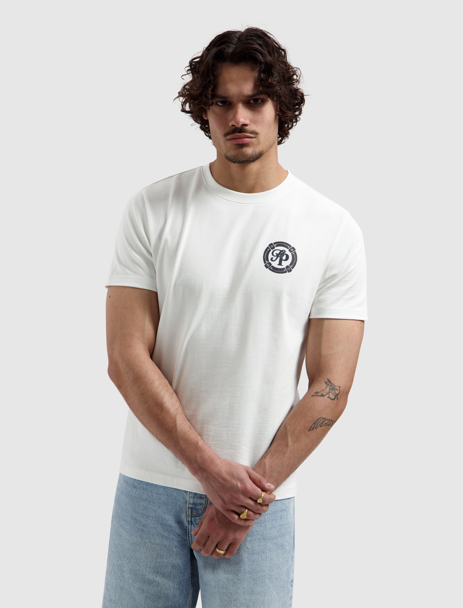 Buoy Initials T-shirt | Off White