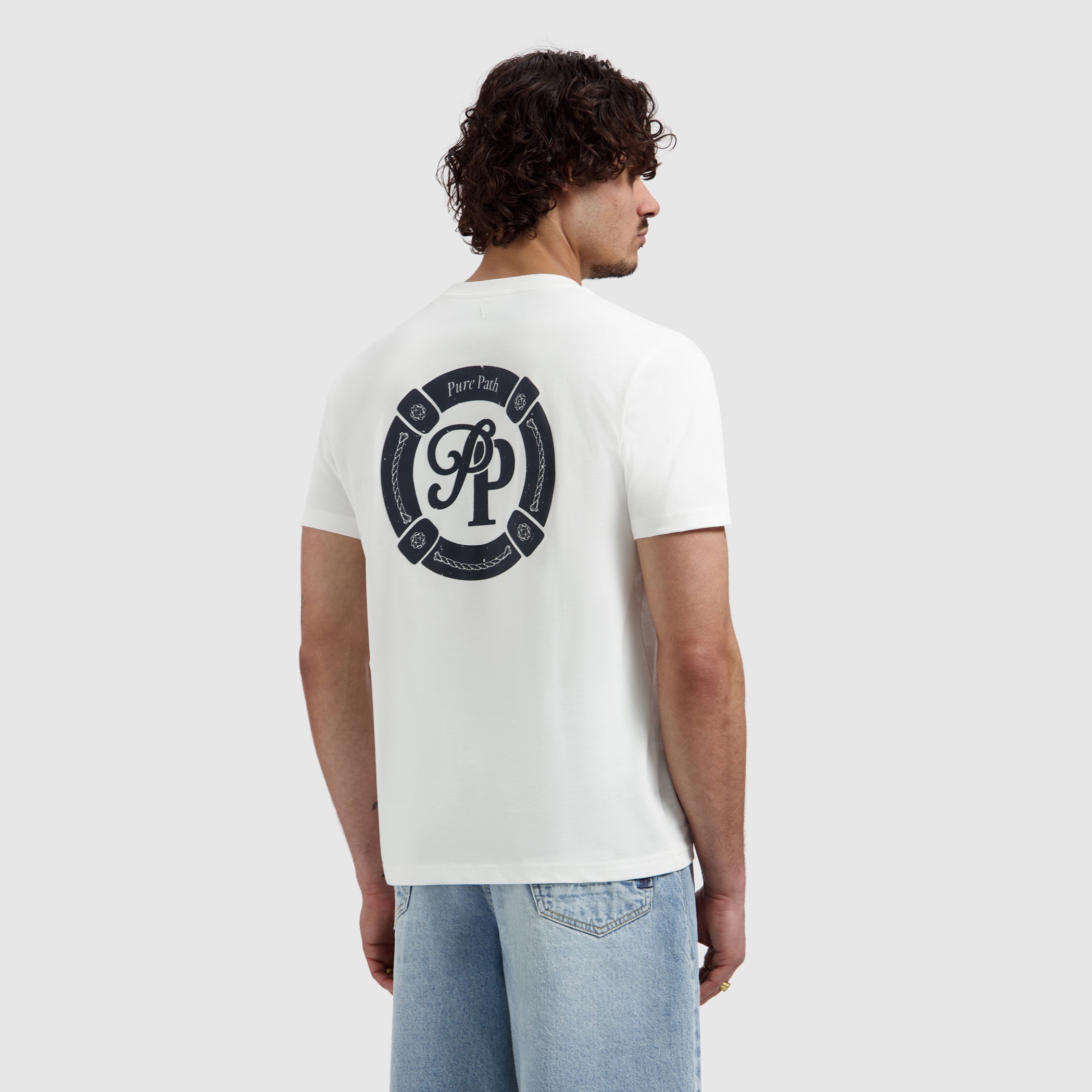 Buoy Initials T-shirt | Off White