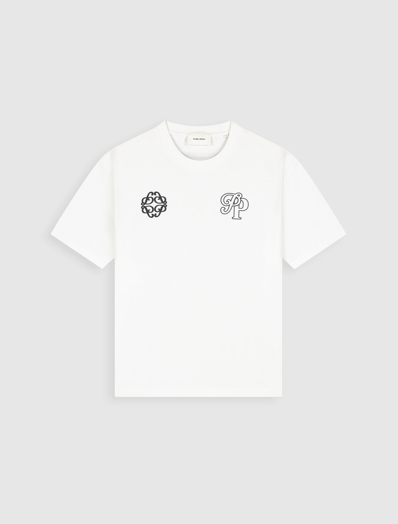 Initials Emblem Logo T-shirt | Off White