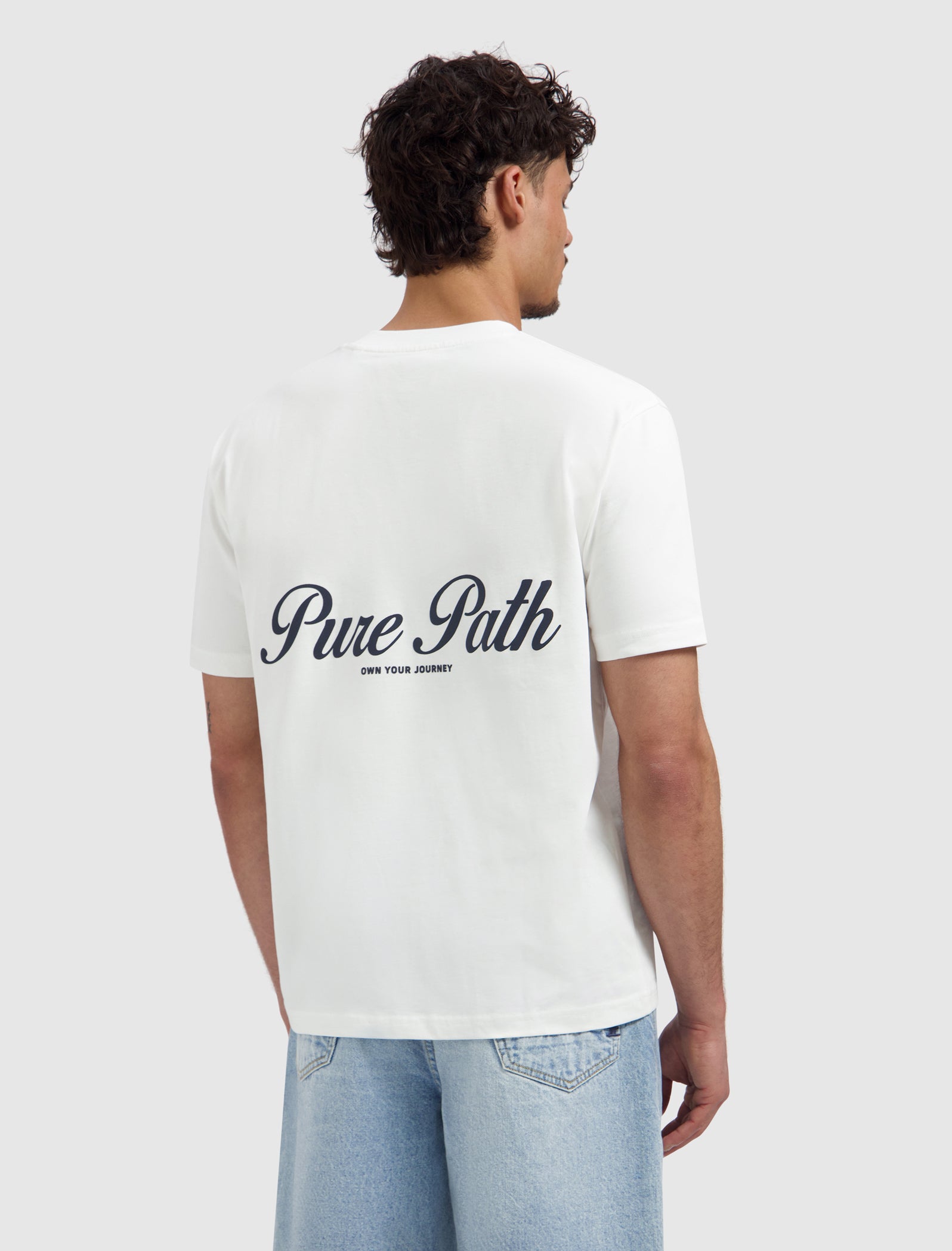 Initials Emblem Logo T-shirt | Off White