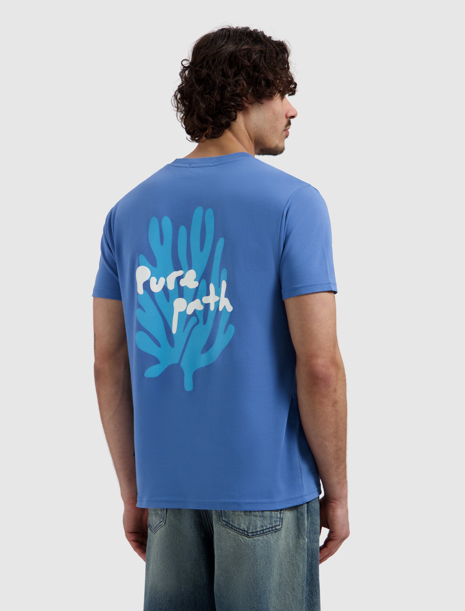 Coral Reef T-shirt | Faded Cobalt
