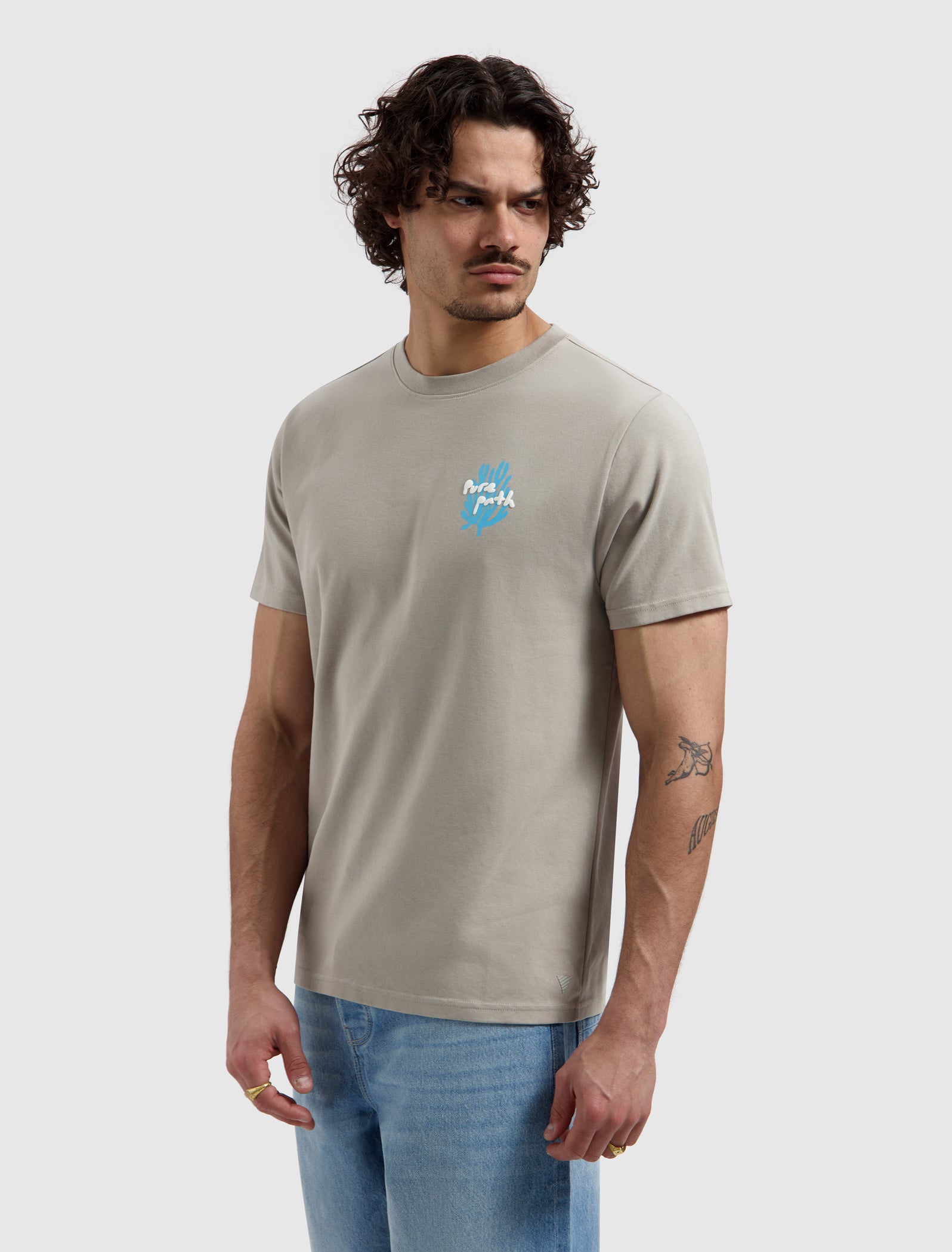 Coral Reef T-shirt | Taupe