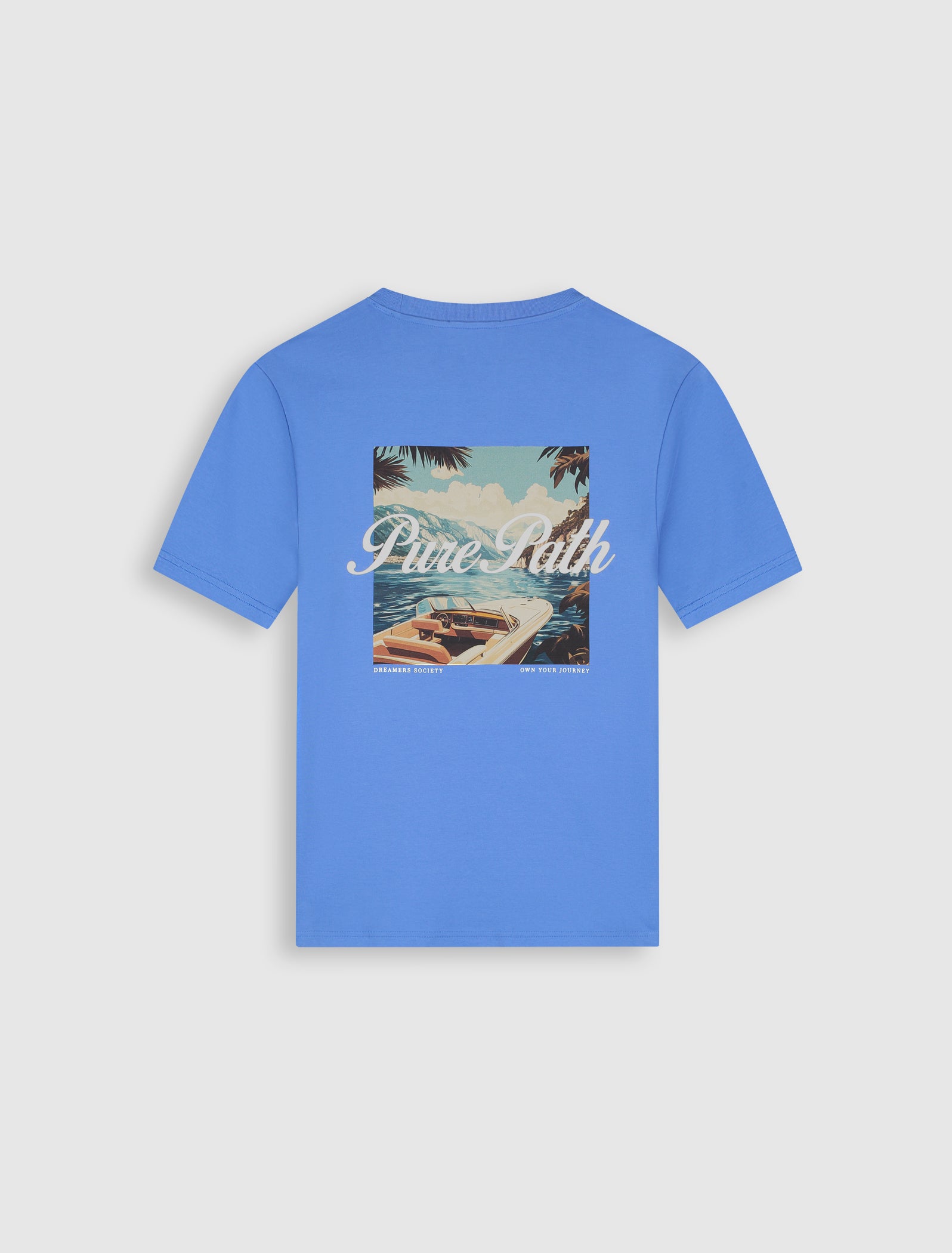 Riva Boat T-shirt | Faded Cobalt