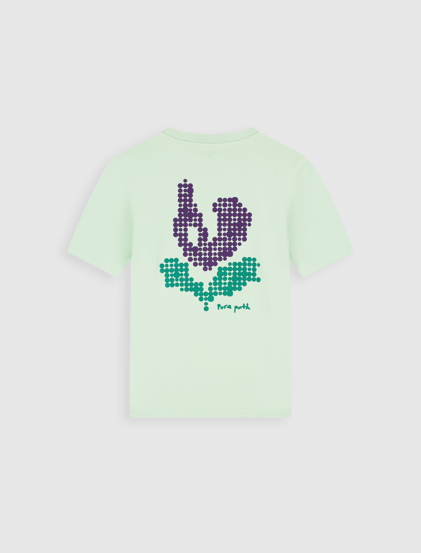 Pixel Flower T-shirt | Light Green