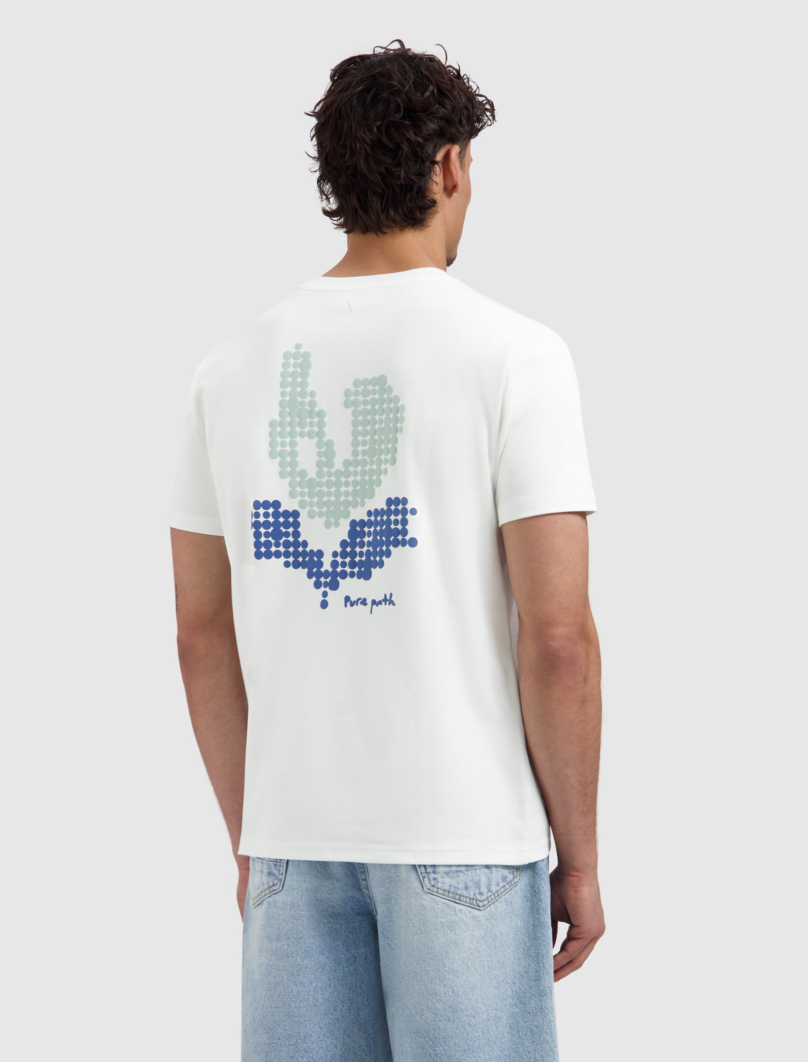 Pixel Flower T-shirt | Off White