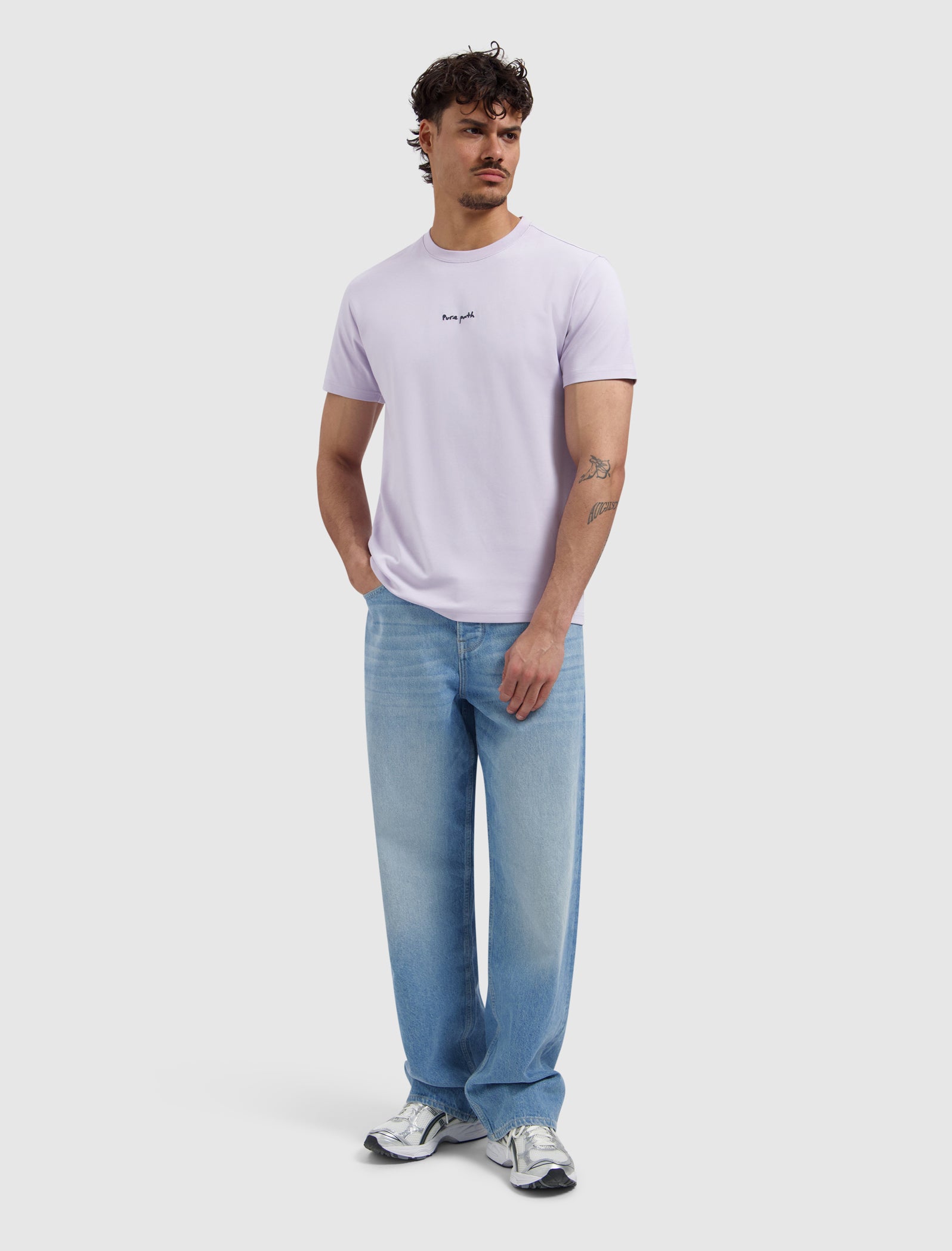 Pixel Flower T-shirt | Lilac