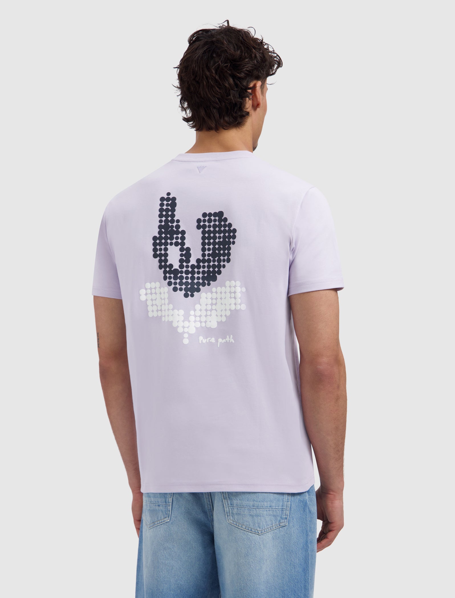 Pixel Flower T-shirt | Lilac