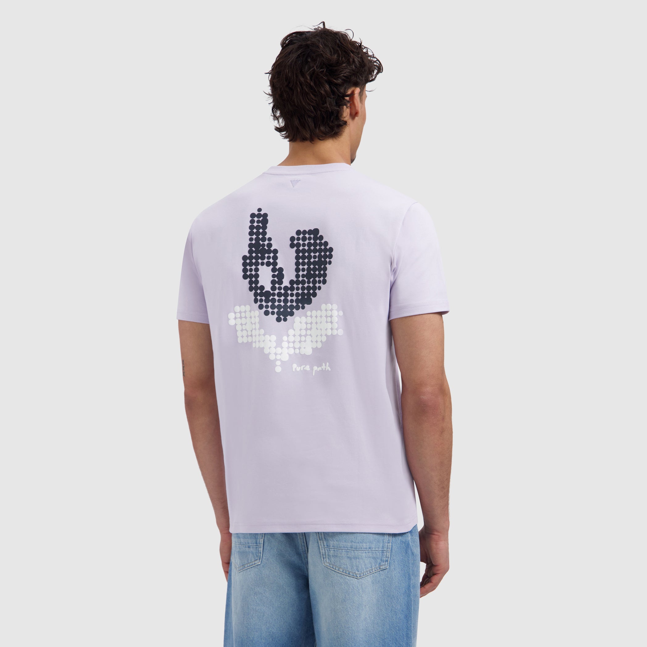 Pixel Flower T-shirt | Lilac