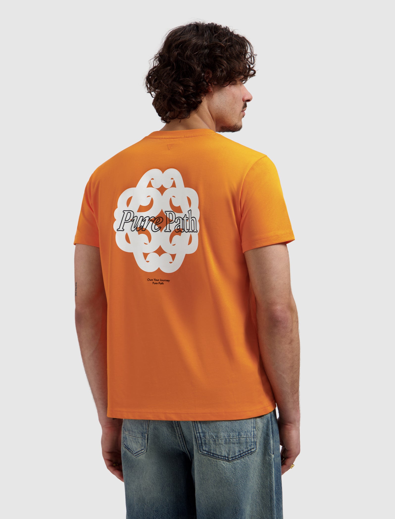 Bold Emblem T-shirt | Orange