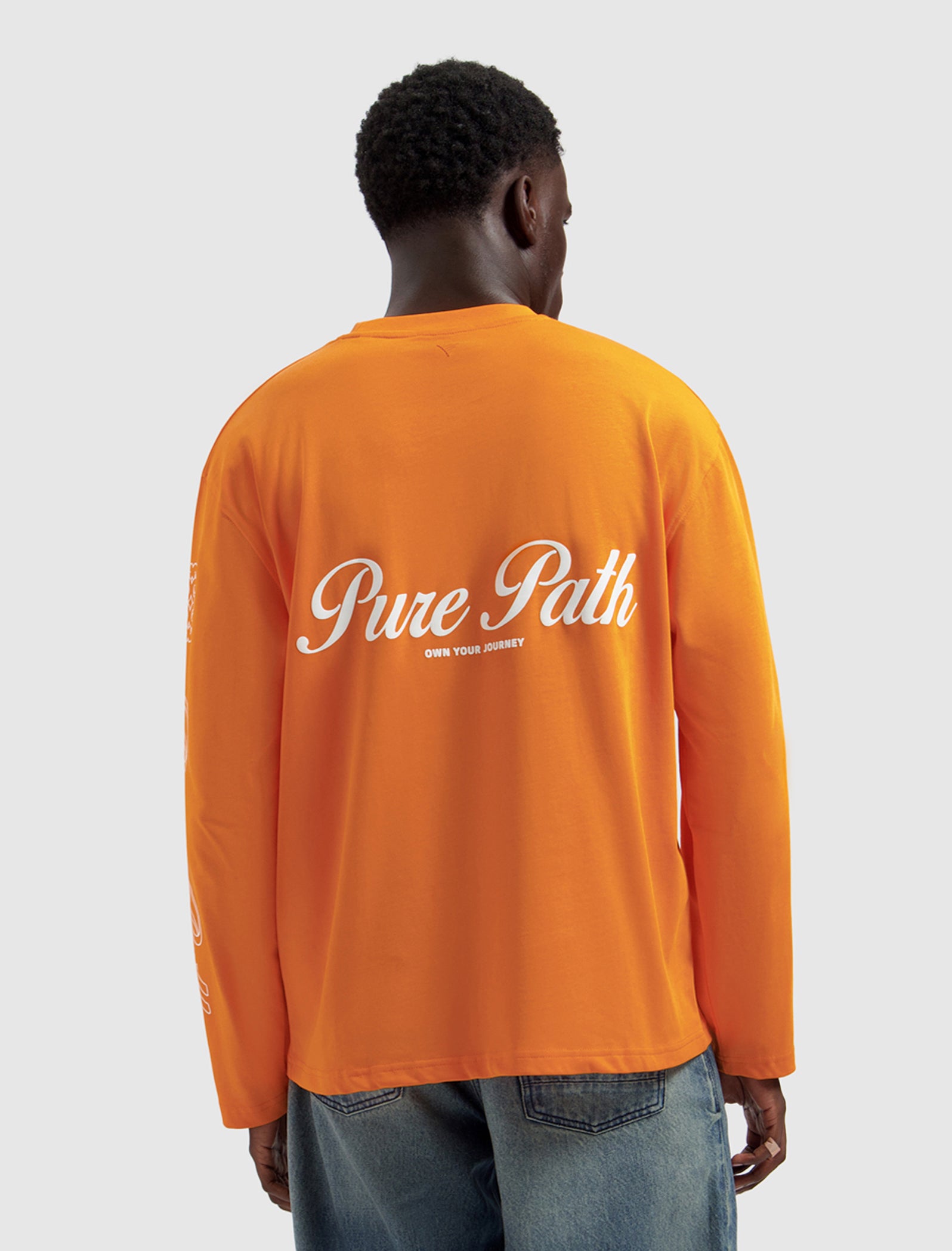 Essence Of Life Longsleeve T-shirt | Orange
