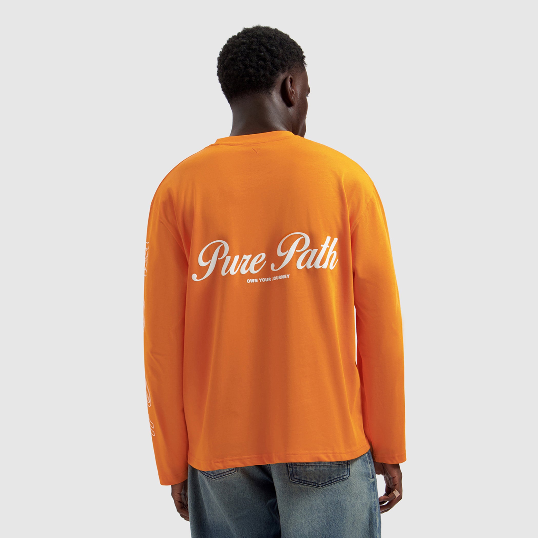 Essence Of Life Longsleeve T-shirt | Orange
