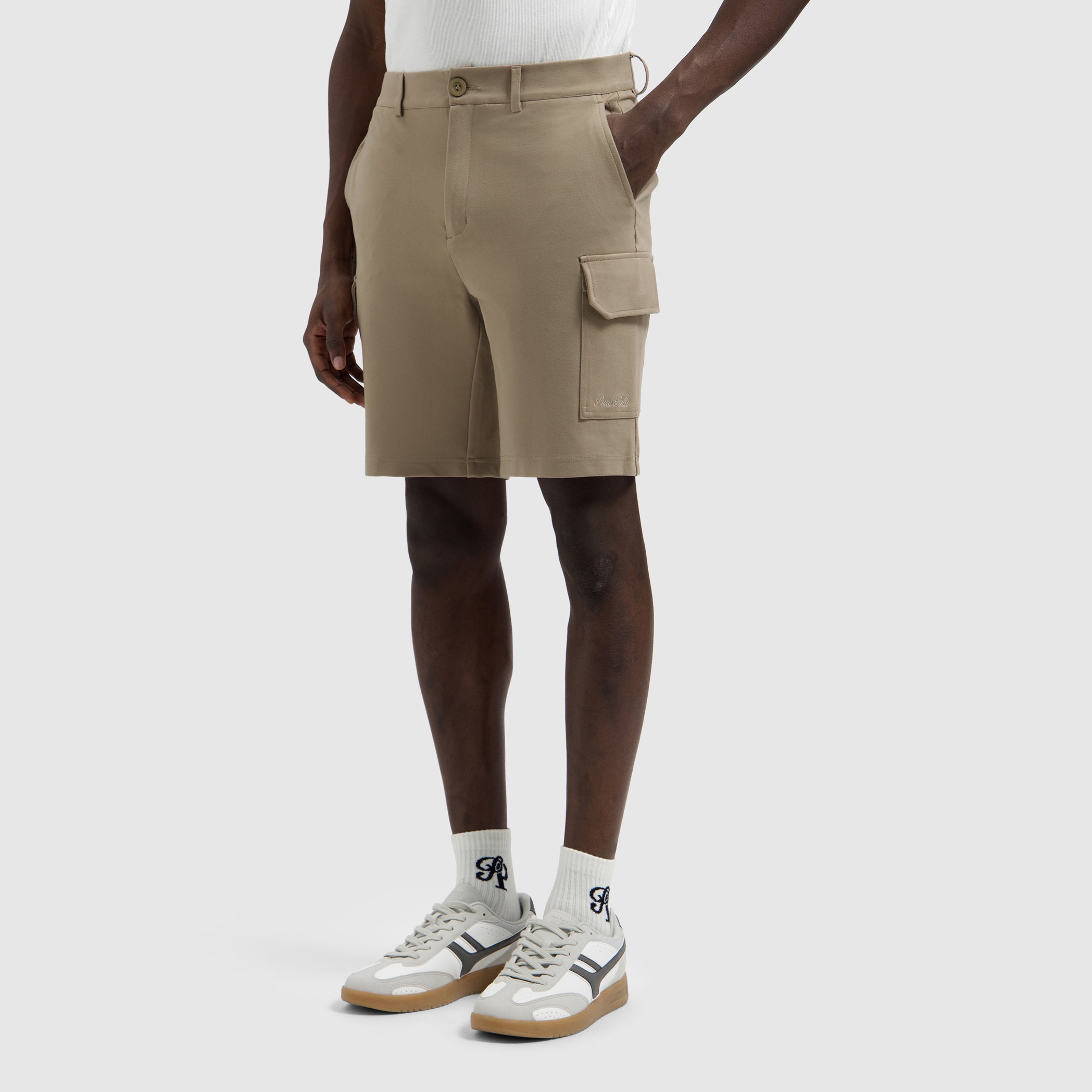 Punta Cargo Shorts | Taupe