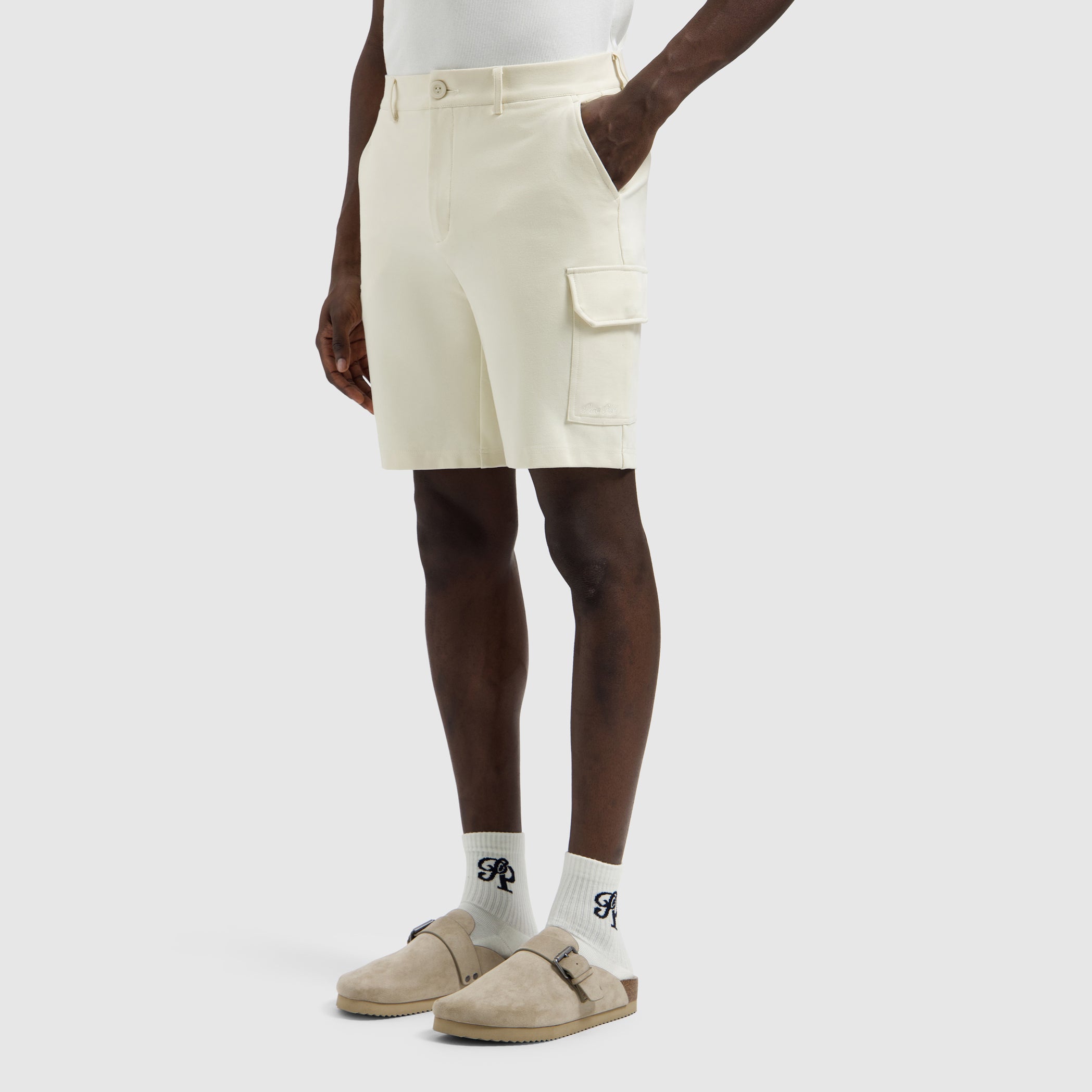 Punta Cargo Shorts | Ecru