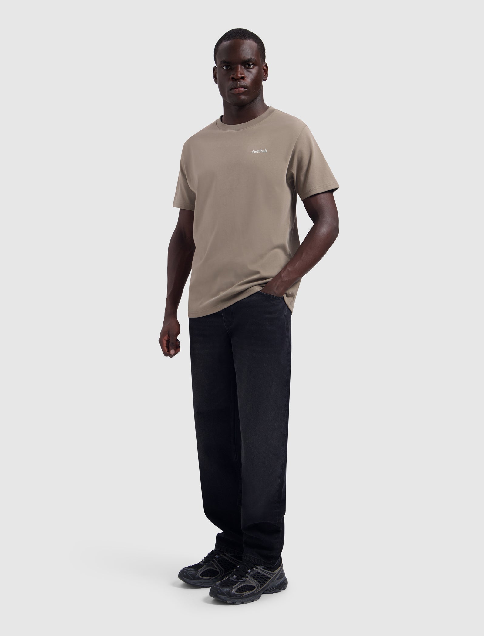 Tree Trunk T-shirt | Taupe