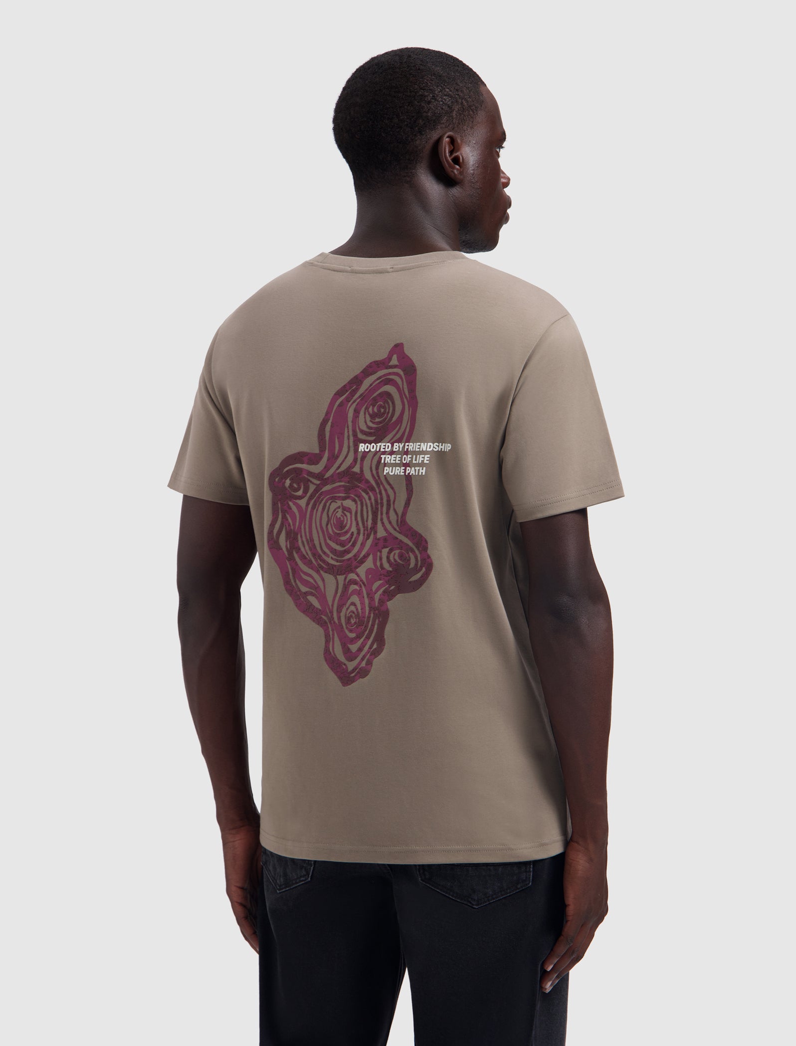 Tree Trunk T-shirt | Taupe
