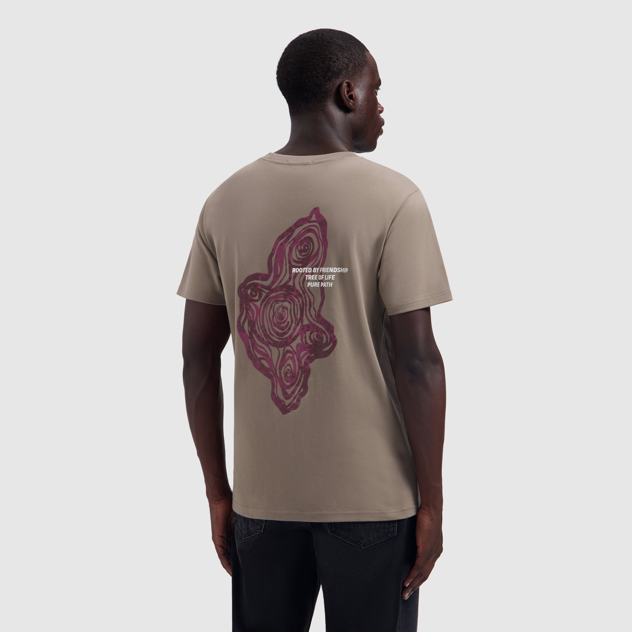 Tree Trunk T-shirt | Taupe