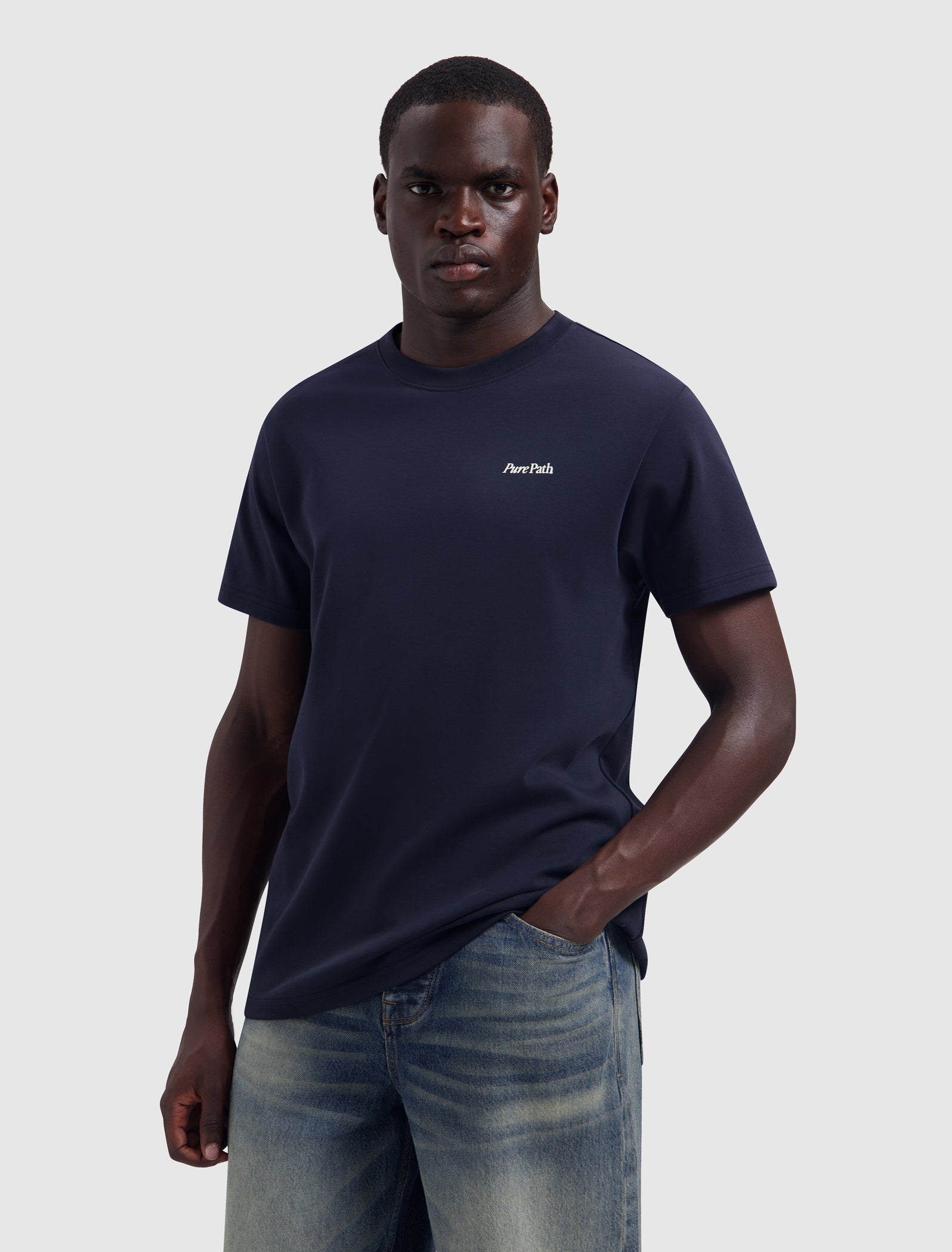 Tree Trunk T-shirt | Dark Navy