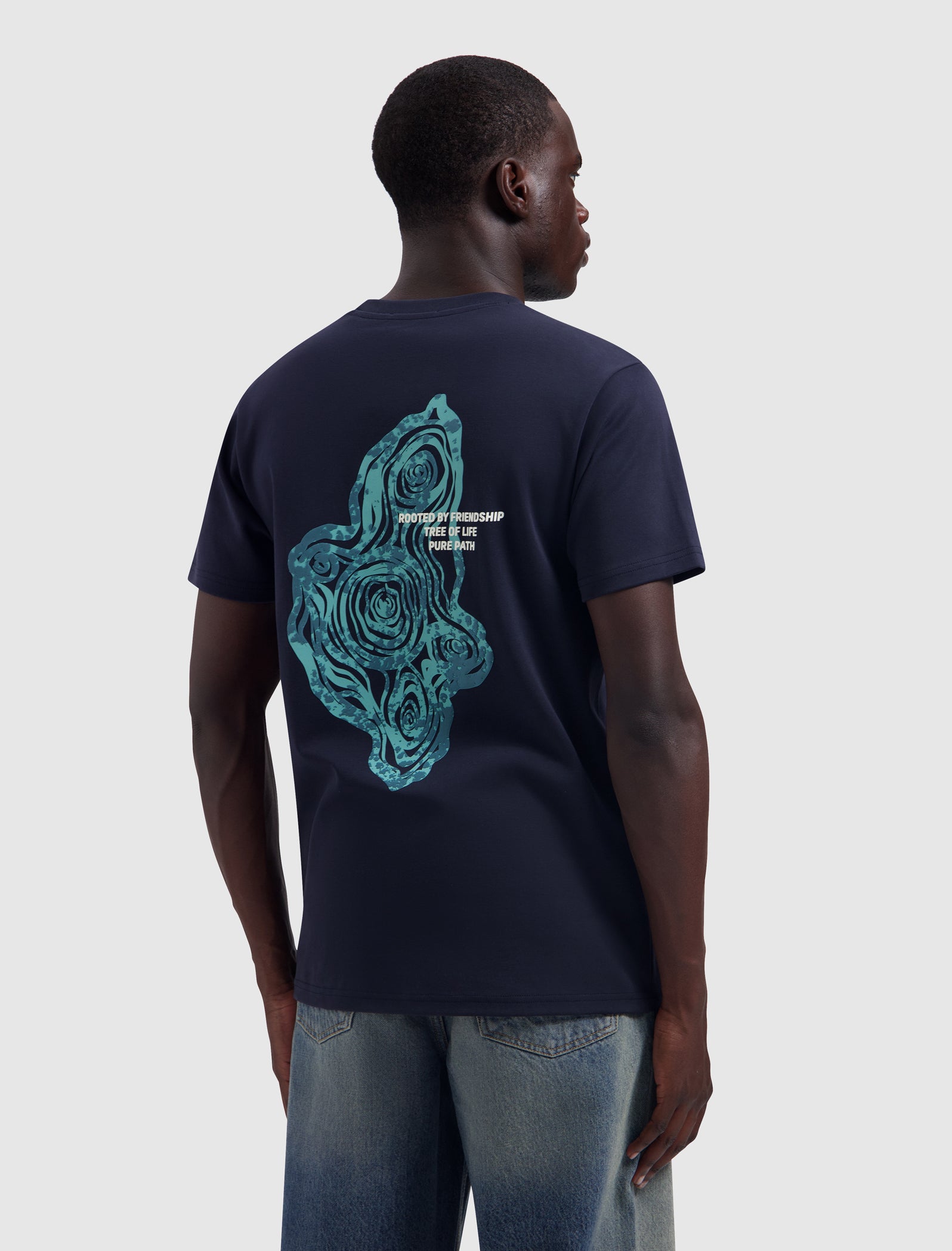 Tree Trunk T-shirt | Dark Navy