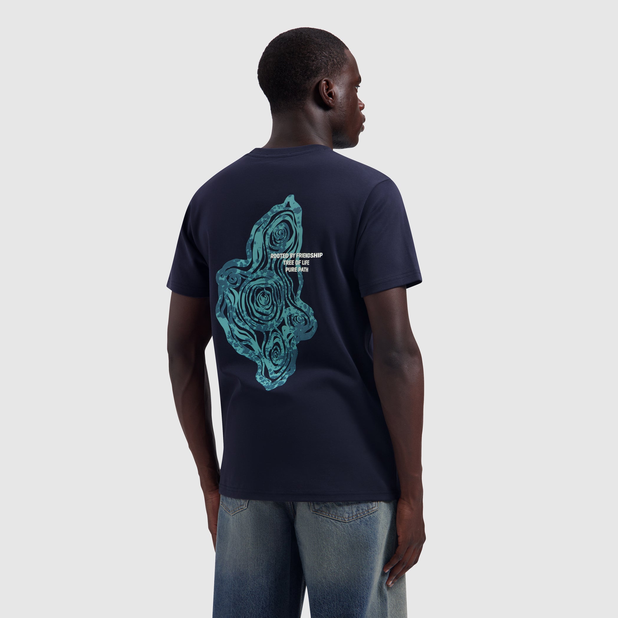 Tree Trunk T-shirt | Dark Navy