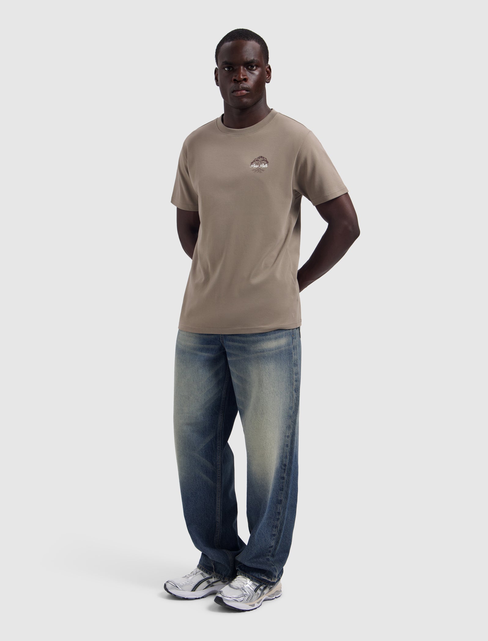 Rooted Tree T-shirt | Taupe