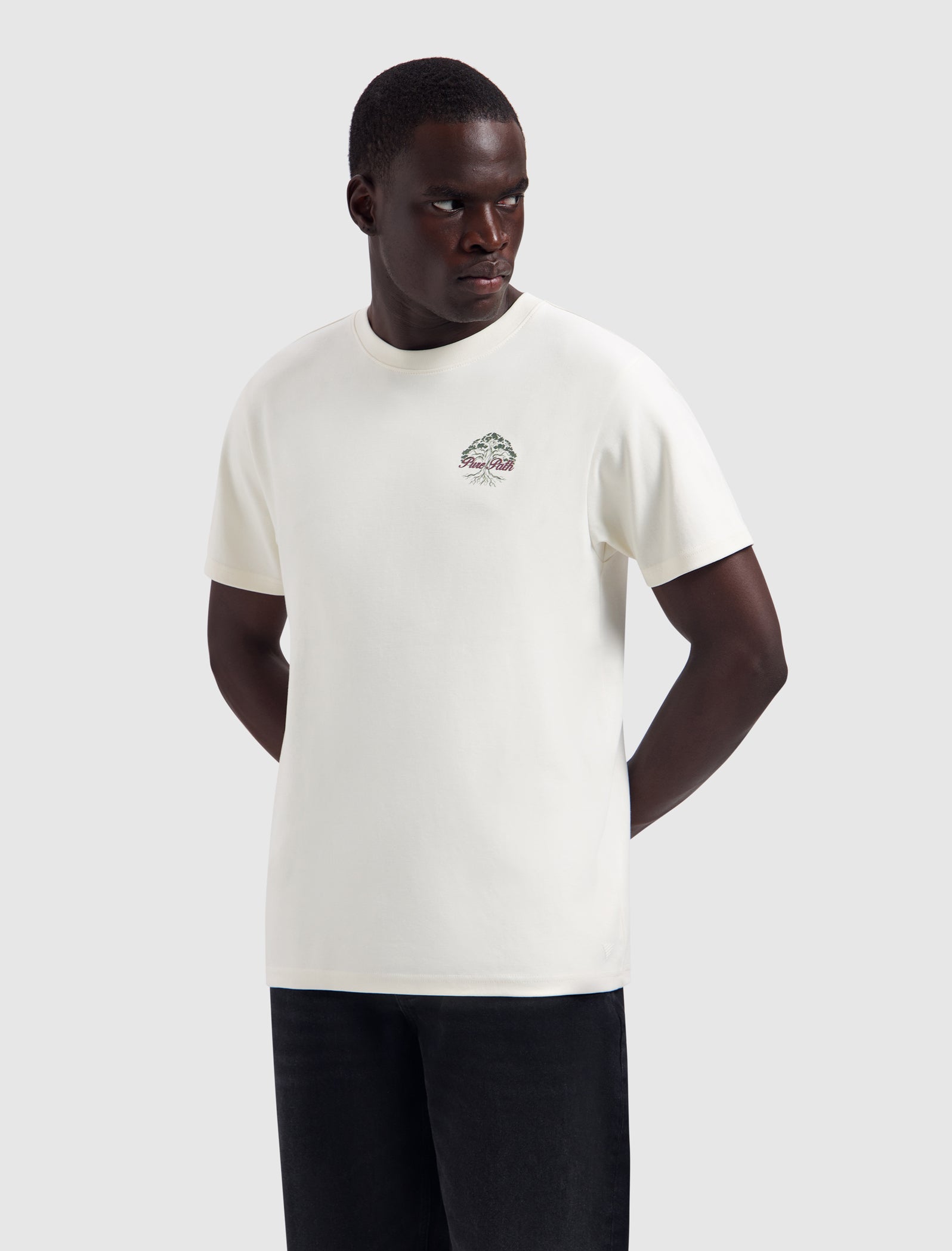 Rooted Tree T-shirt | Ecru