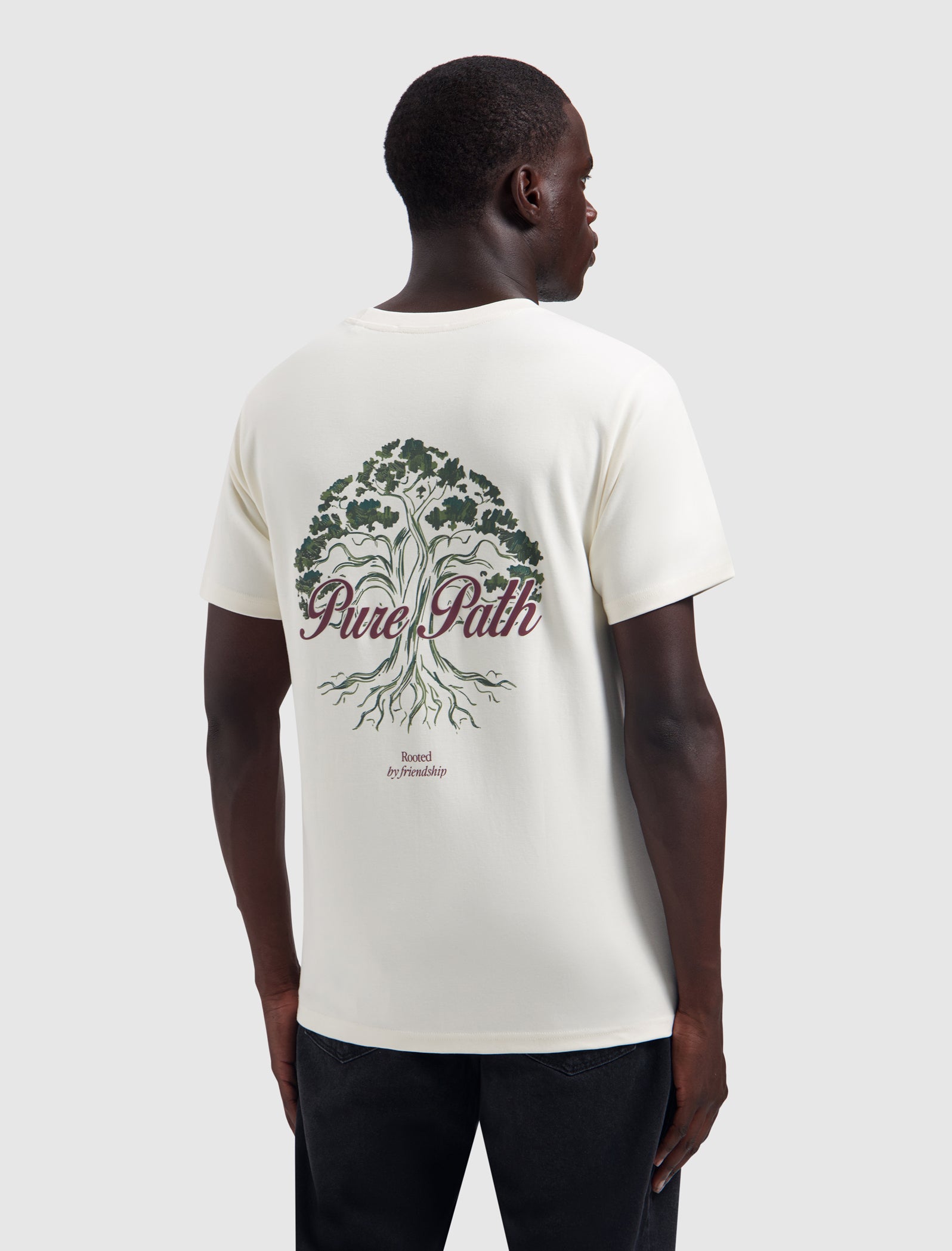 Rooted Tree T-shirt | Ecru
