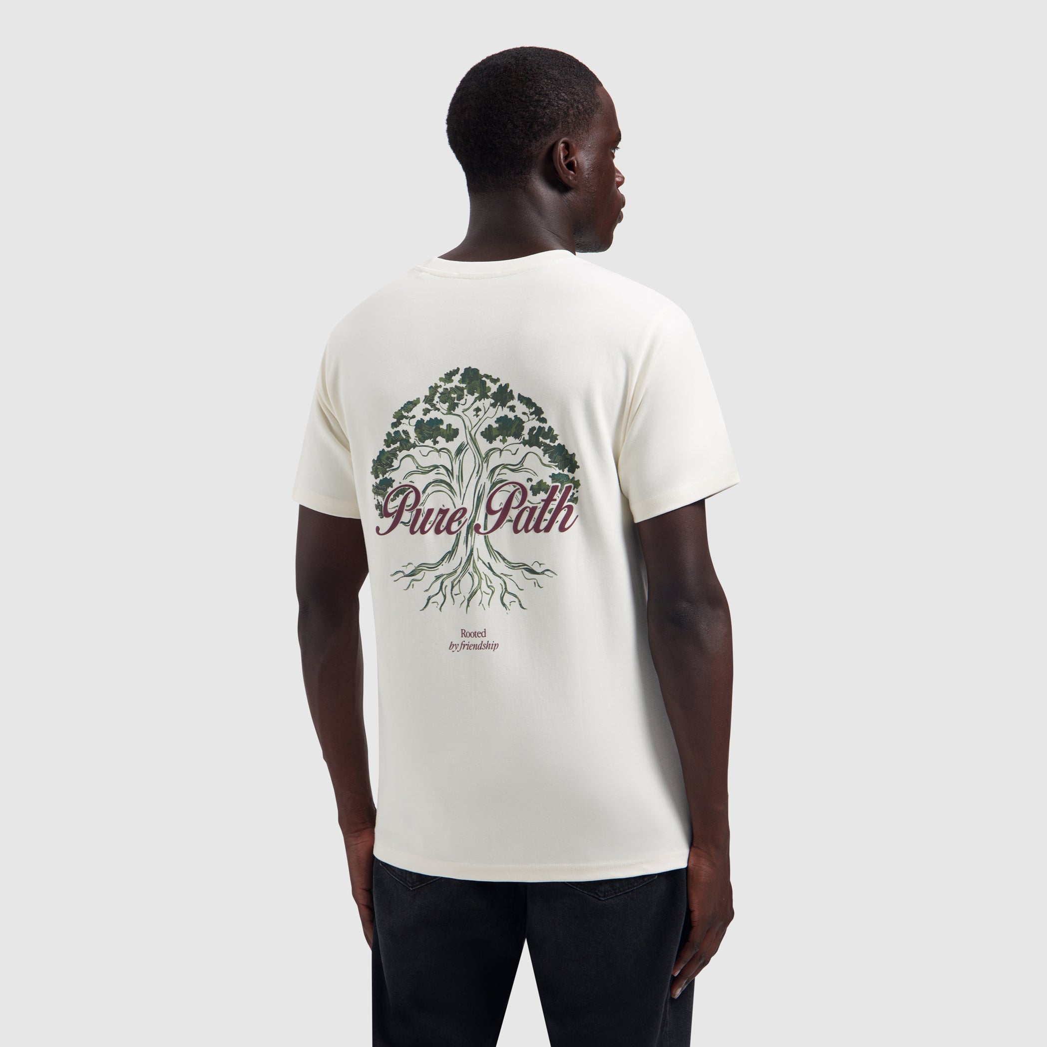 Rooted Tree T-shirt | Ecru