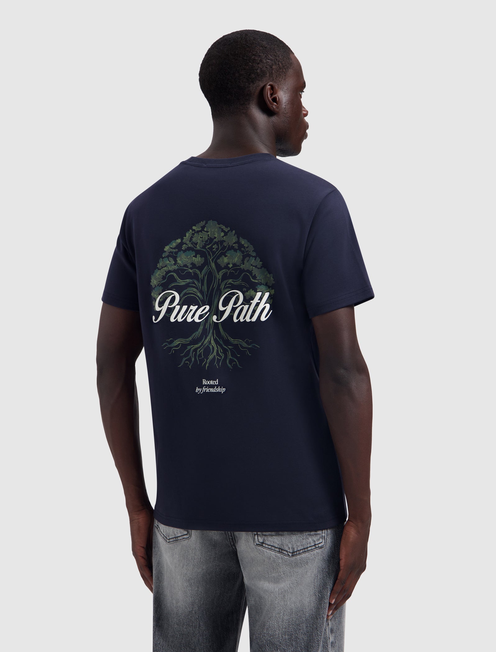 Rooted Tree T-shirt | Dark Navy