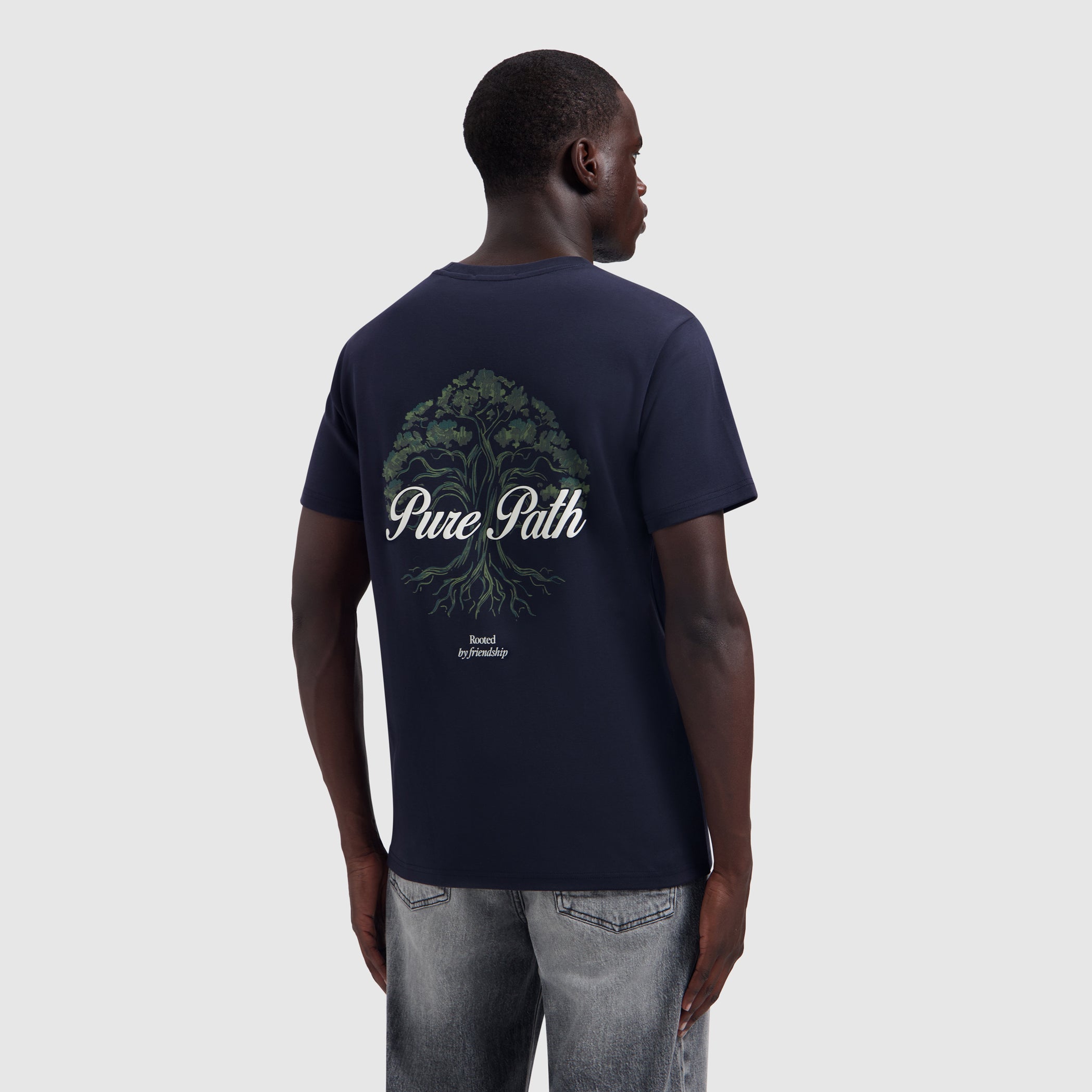 Rooted Tree T-shirt | Dark Navy