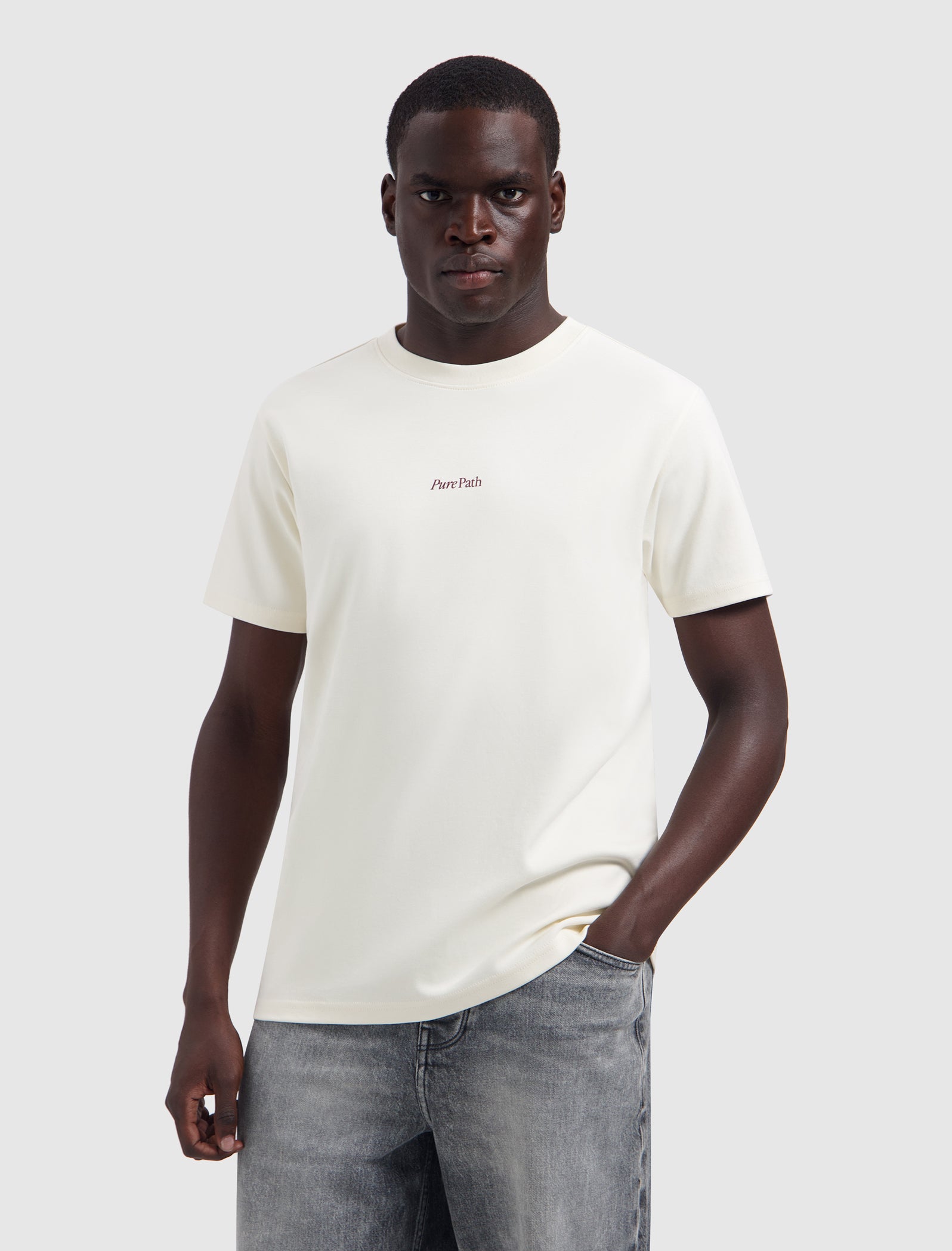 Landscape View T-shirt | Ecru