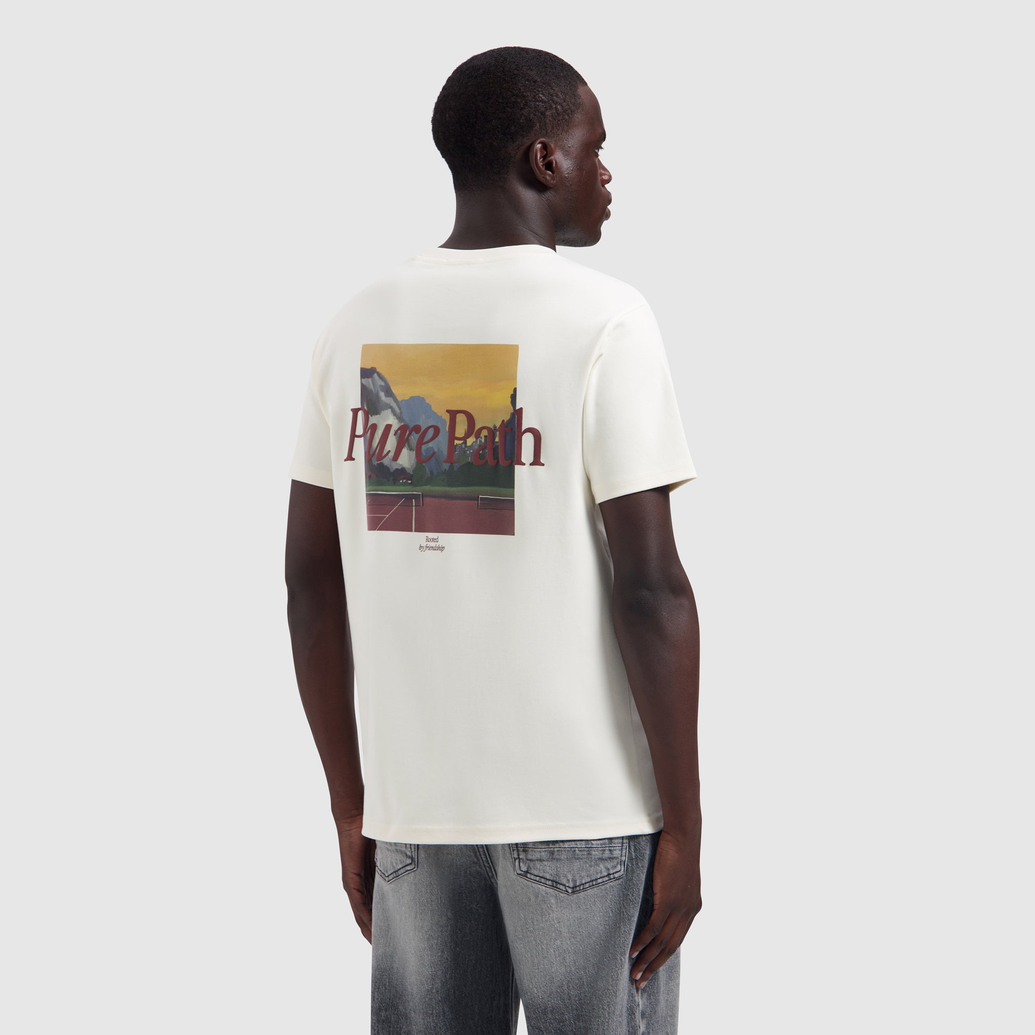 Landscape View T-shirt | Ecru
