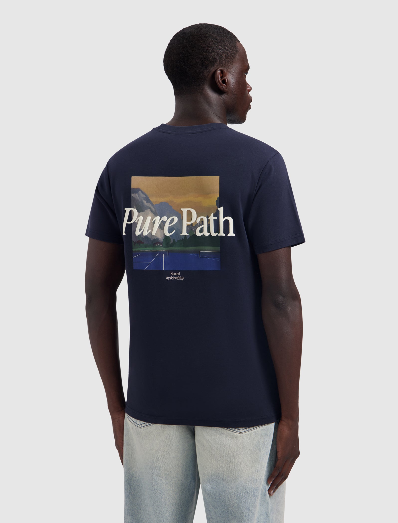 Landscape View T-shirt | Dark Navy