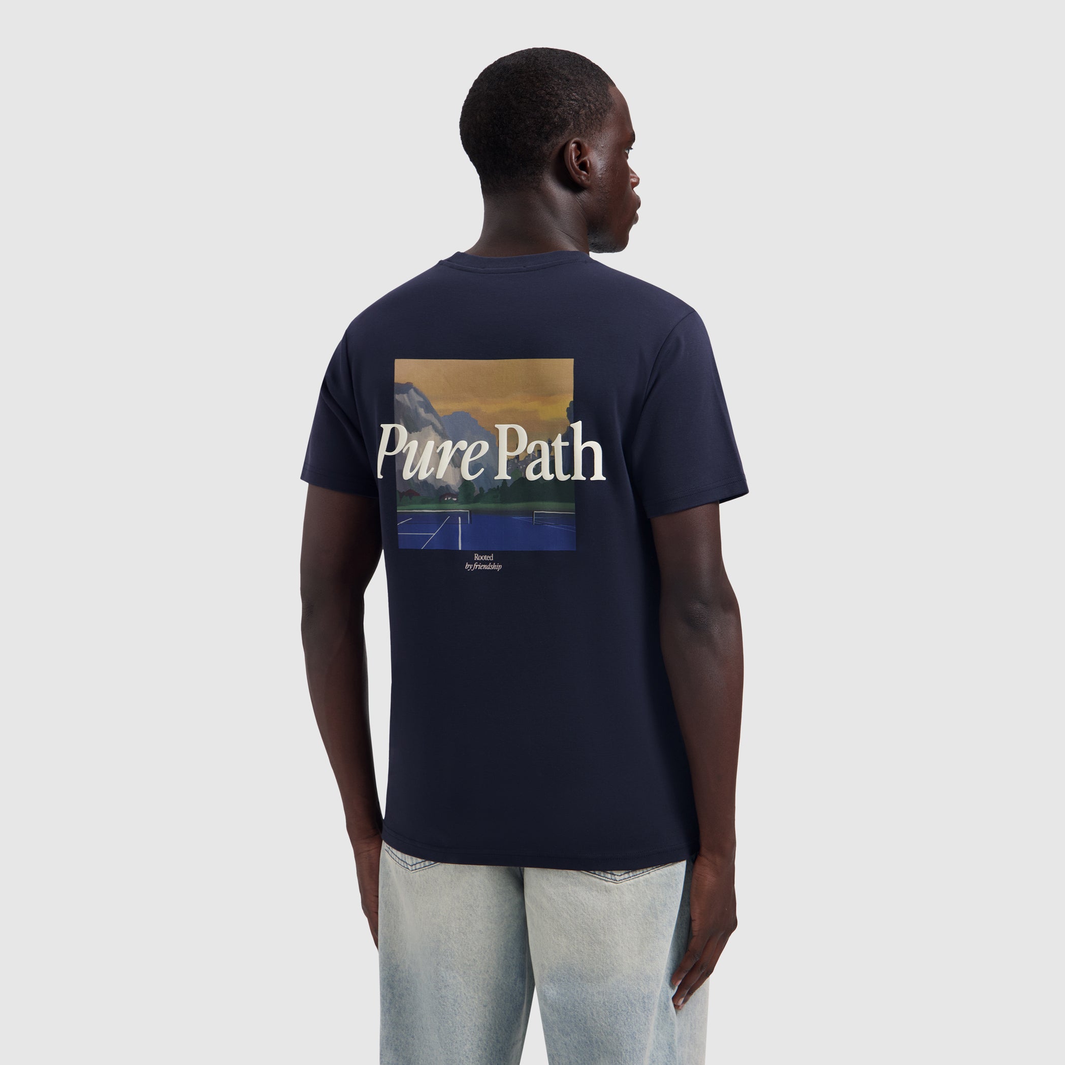 Landscape View T-shirt | Dark Navy