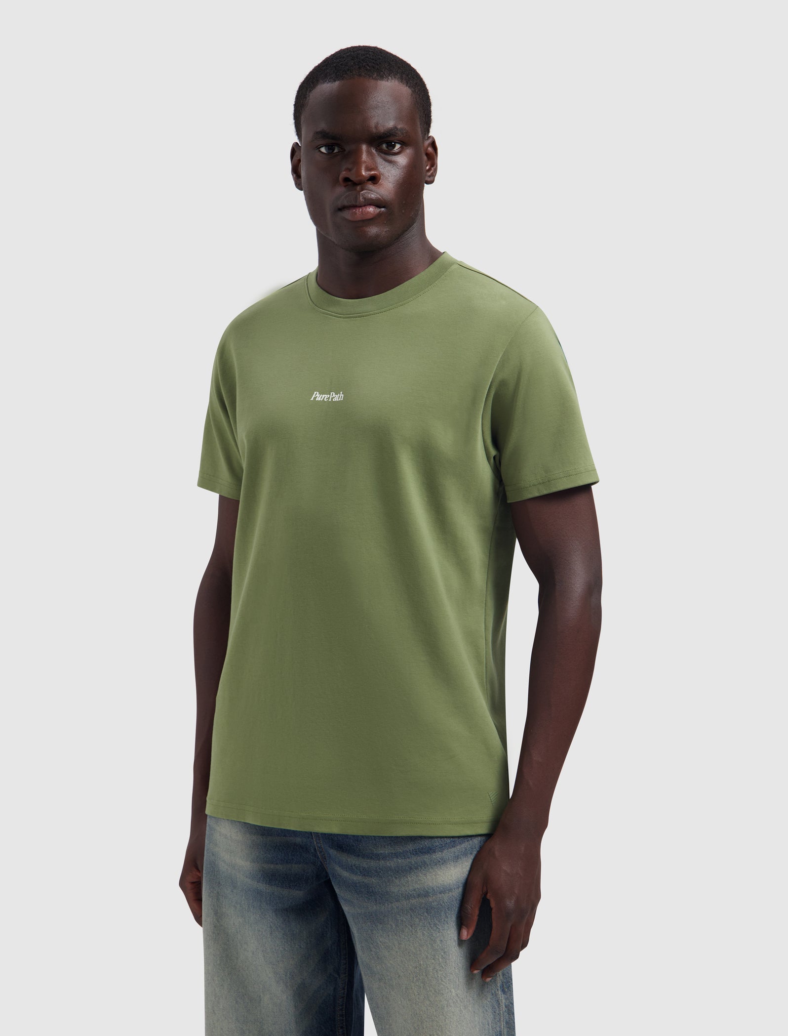 Landscape View T-shirt | Leaf Green
