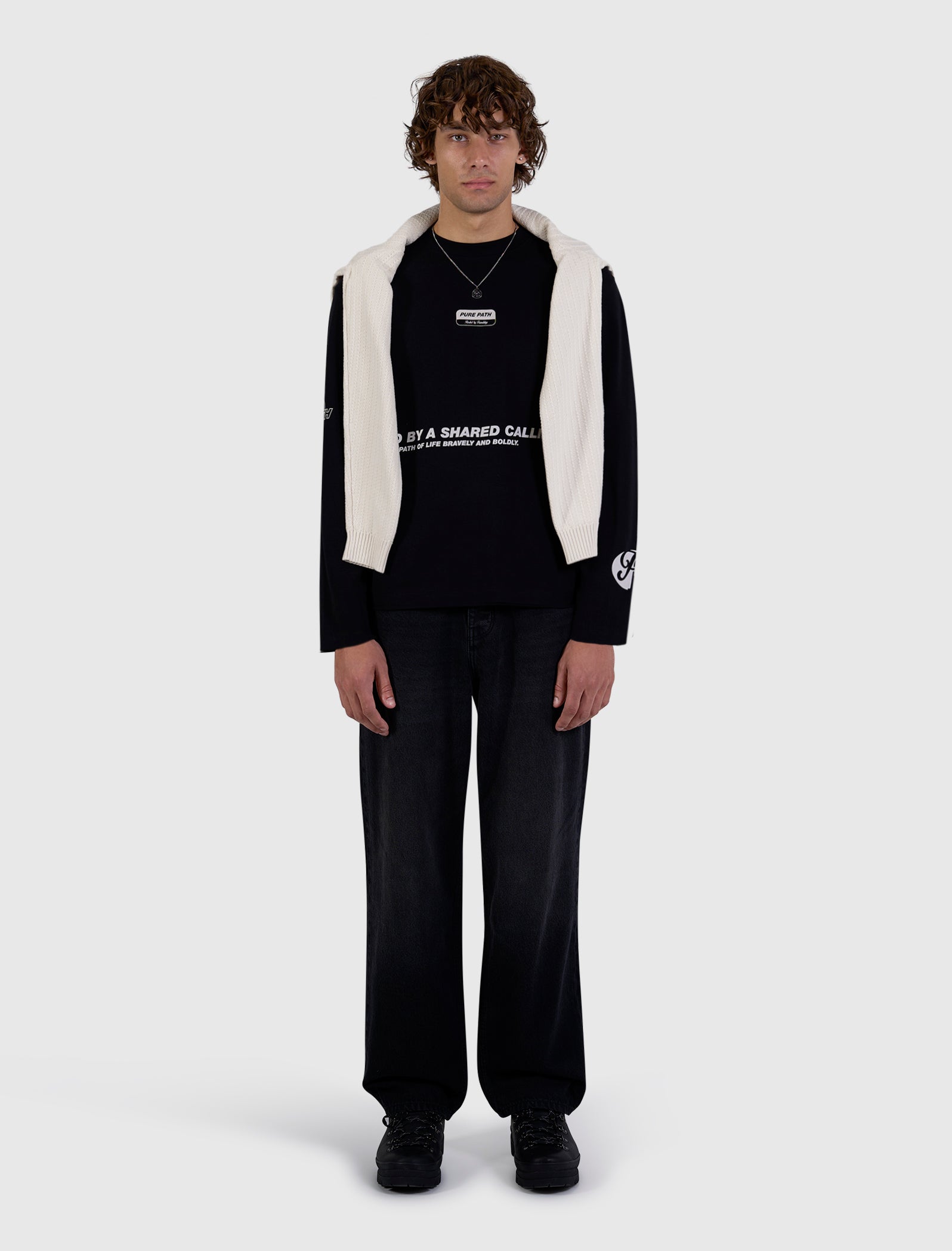 United Longsleeve T-shirt | Black