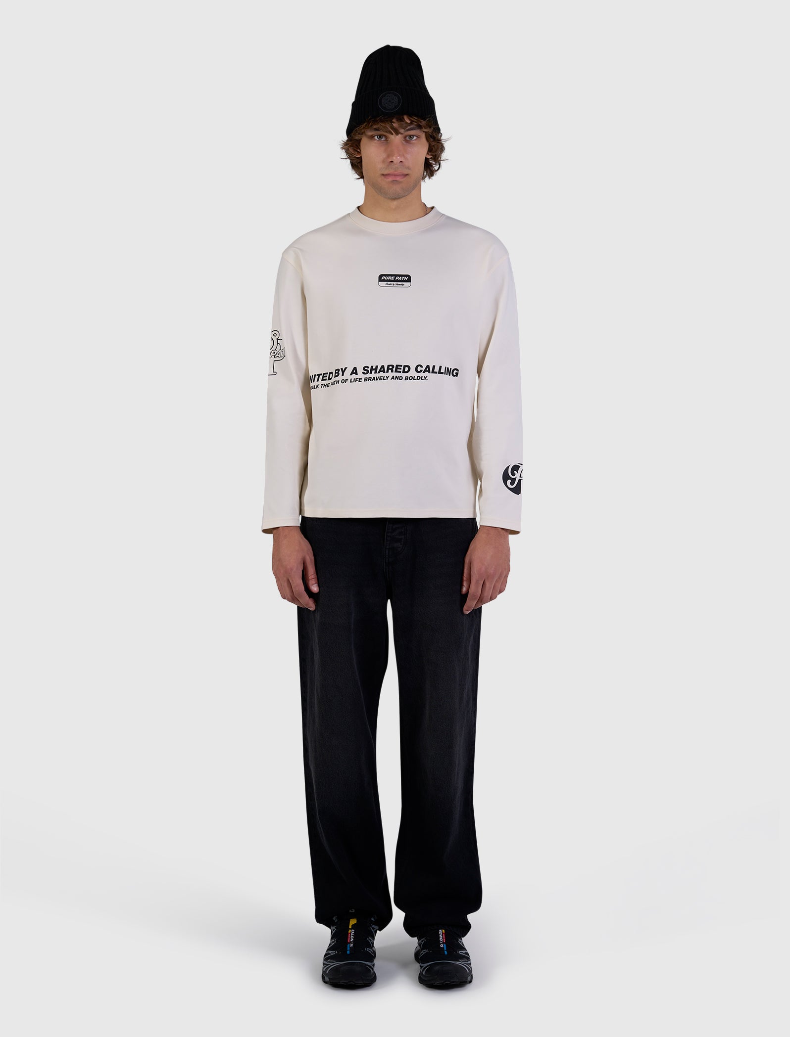 United Longsleeve T-shirt | Ecru